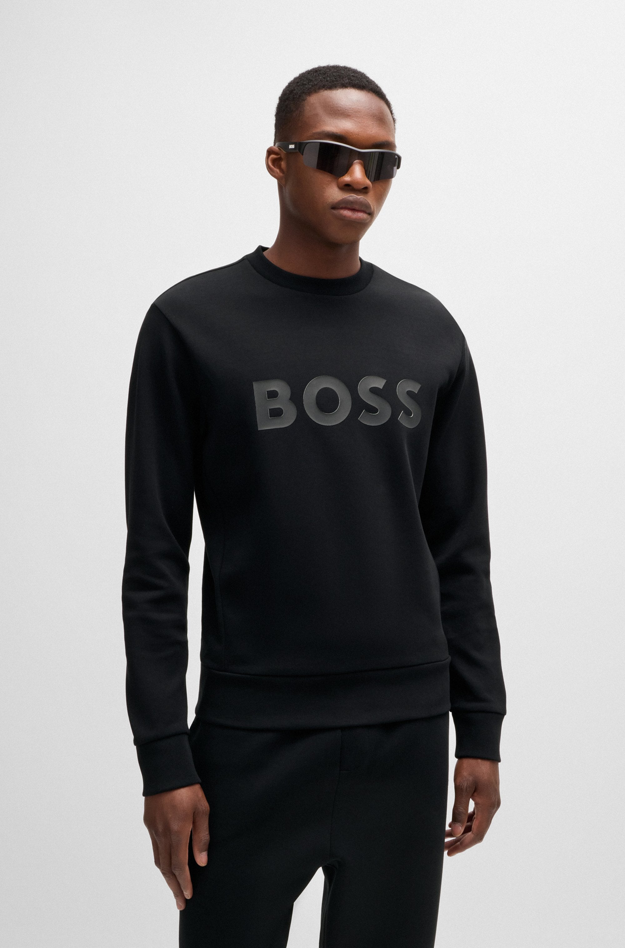 BOSS GREEN Sweatshirt »Salbo«, mit Logodruck