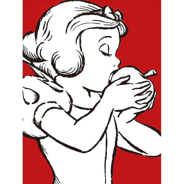 Komar Poster »Snow White Apple Bite - red«, Disney, (1 St.), Kinderzimmer,  Schlafzimmer, Wohnzimmer | BAUR