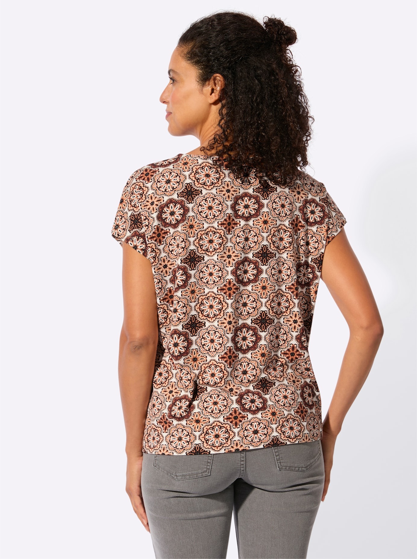 Thumbnail - Inspirationen Kurzarmshirt "Druck-Shirt" 1 tlg.