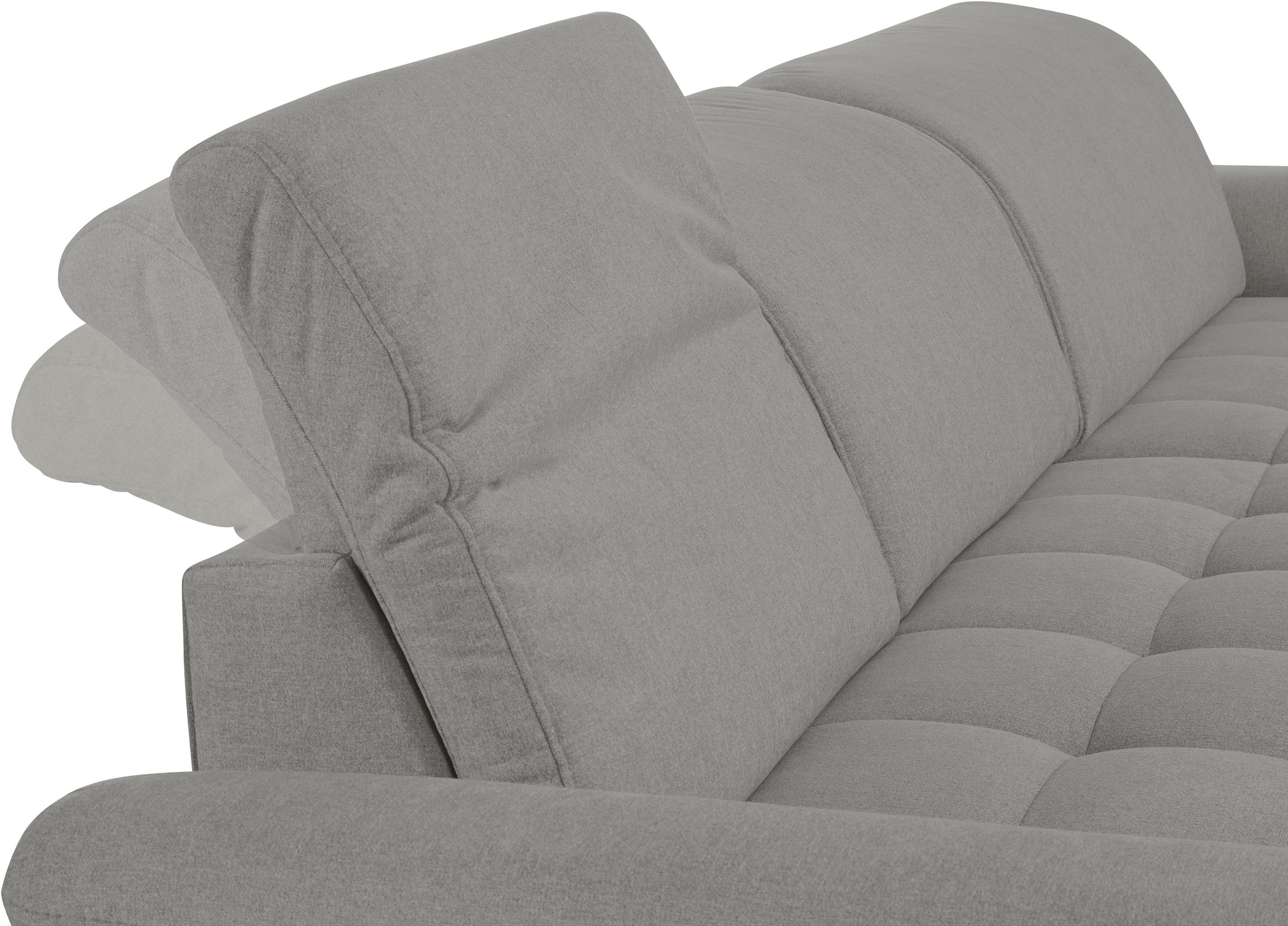 INOSIGN Ecksofa »Fresh L-Form«, Federkern, wahlweise Kopfteilverstellung und motorischer Vorziehsitz