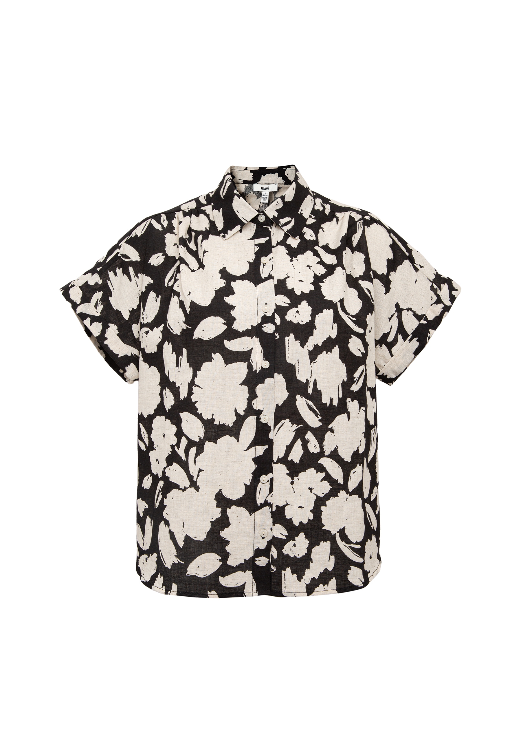 Mavi Klassische Bluse »SHORT SLEEVE WOVEN SHIRT« Bluse kurzarm