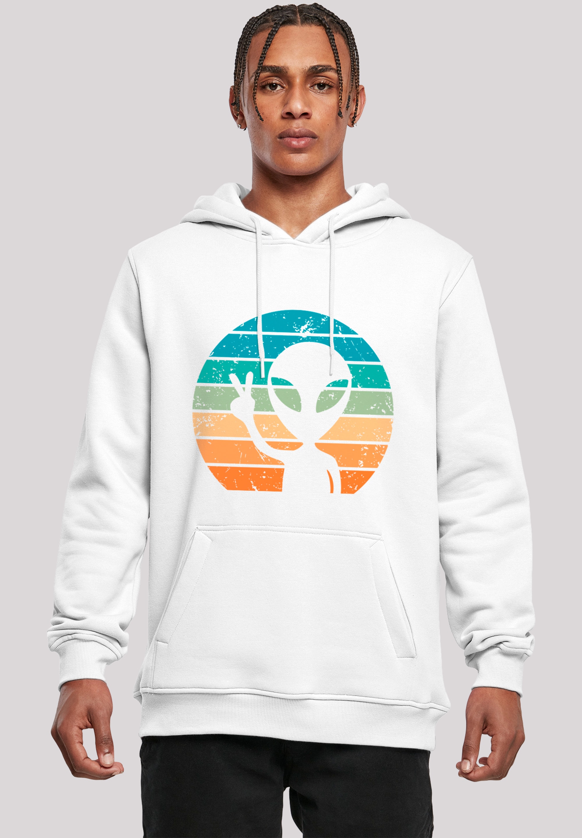 F4NT4STIC Kapuzenpullover "Alien Piece Sonnenuntergang" Premium Qualität günstig online kaufen