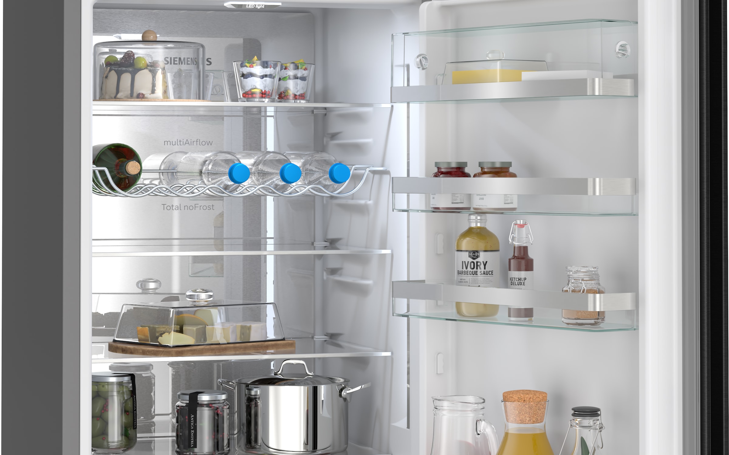 SIEMENS Kühl-/Gefrierkombination iQ500 »KG39NAXAG« 203 cm hoch 60 cm breit hyperFresh System für frisches Obst und Gemüse sowie Total noFrost