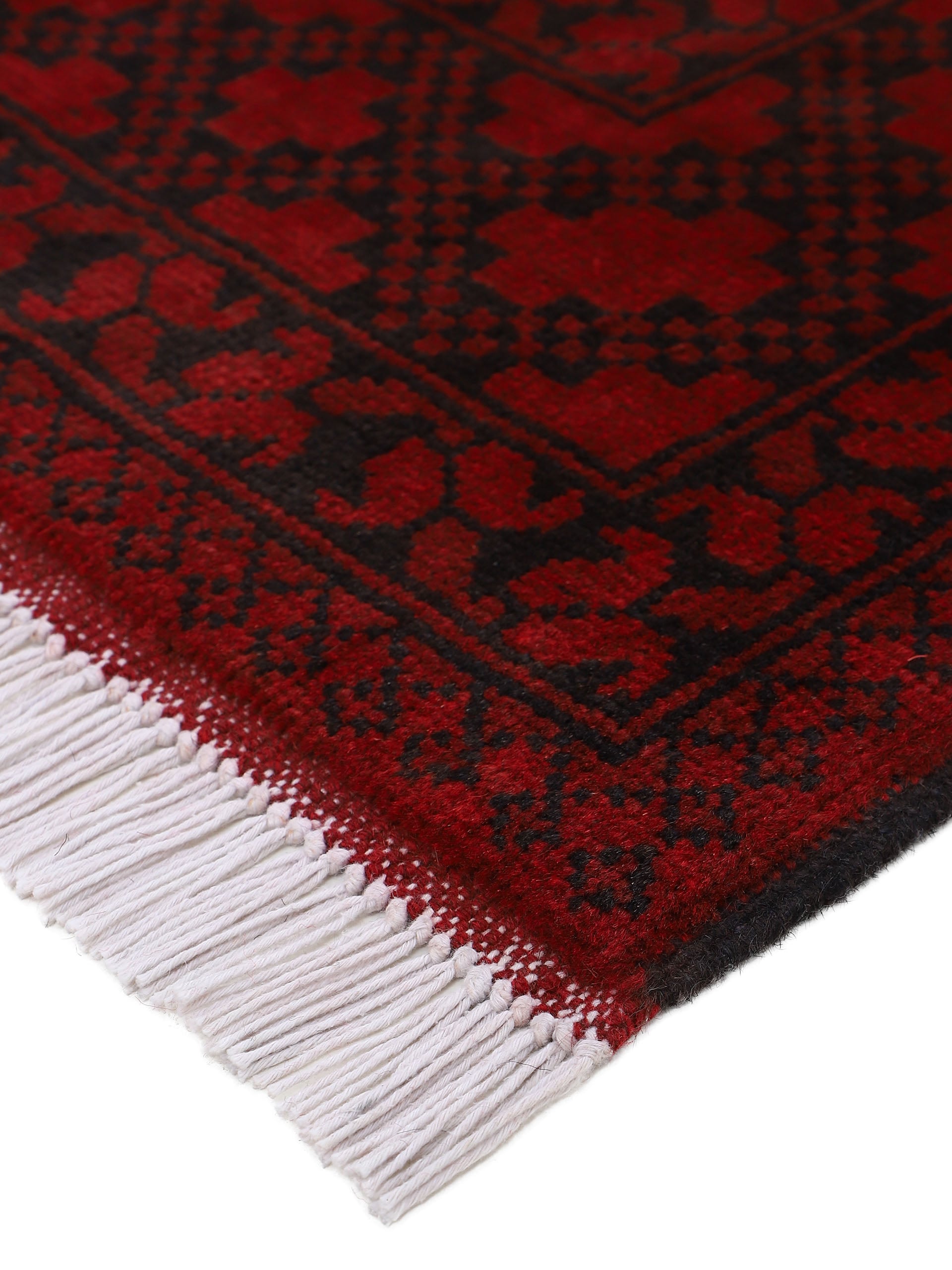 Orientteppich Akhche«, »Afghan BAUR Wolle warmes rechteckig, Rechnung ein handgeknüpft, Arts auf | reine Woven Raumklima für