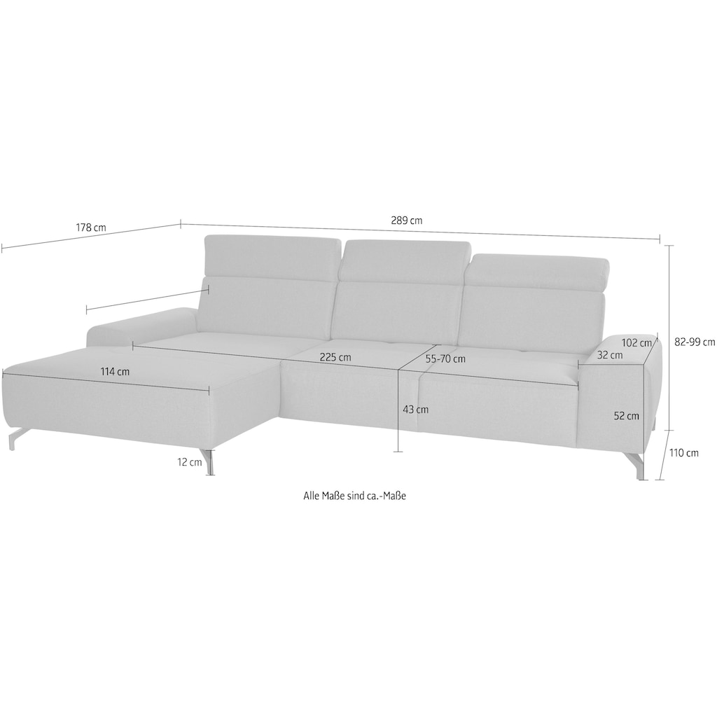 sit&more Ecksofa »Gizeh«