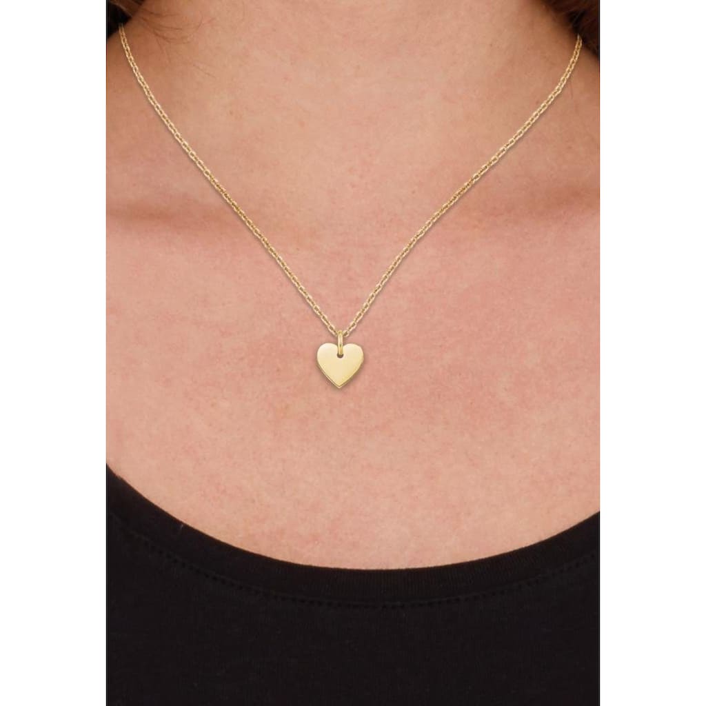 Amor Kette mit Anhänger »Schmuck Geschenk Halskette Herz, 2019926, Gold 585«