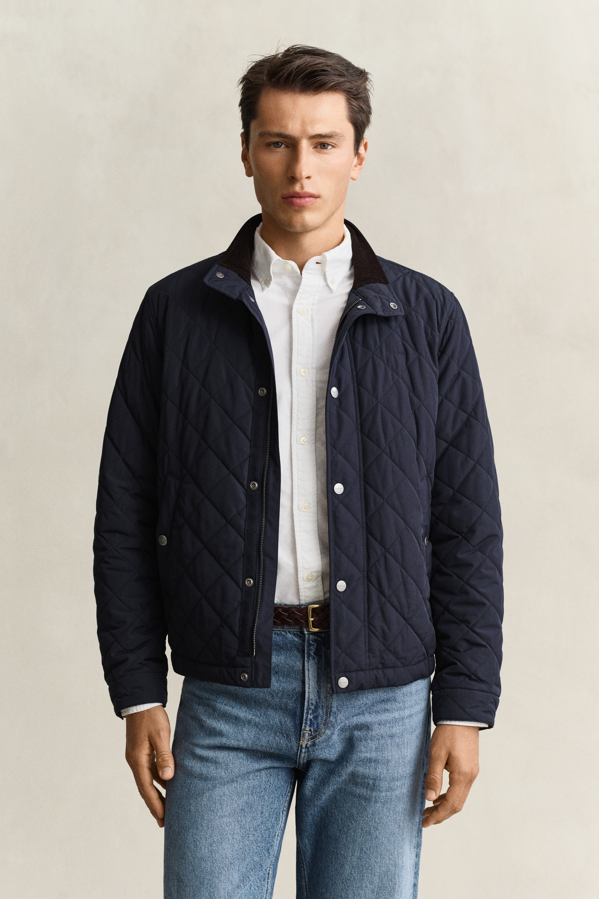 Gant Steppjacke »CLASSIC QUILTED JACKET« ohne Kapuze Regular fit mit Stehkragen