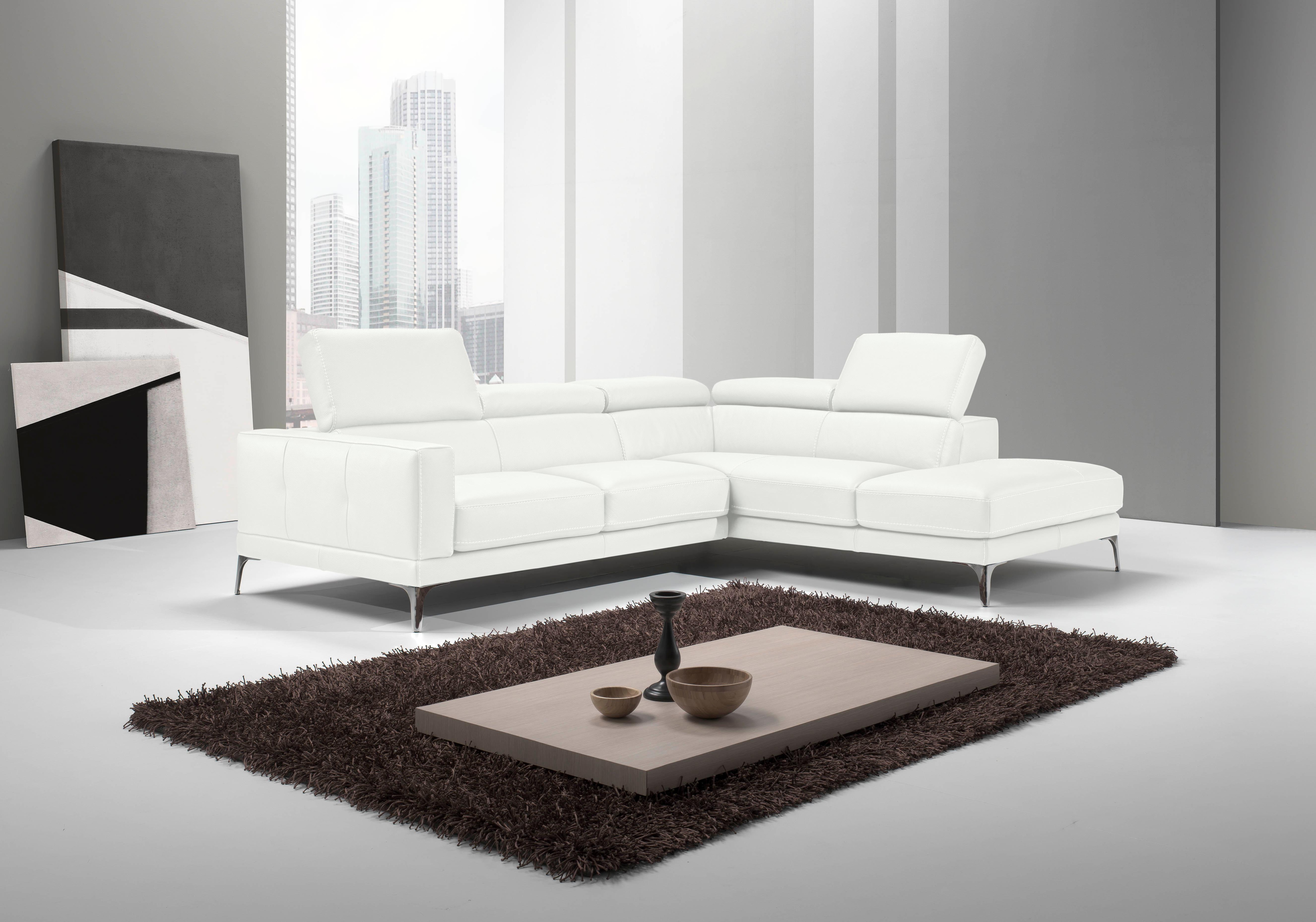 Egoitaliano Ecksofa "Claudie, Designsofa mit extrakomfortablem Sitzkomfort, L-Form" Inkl. Kopfteilverstellung, L-Form
