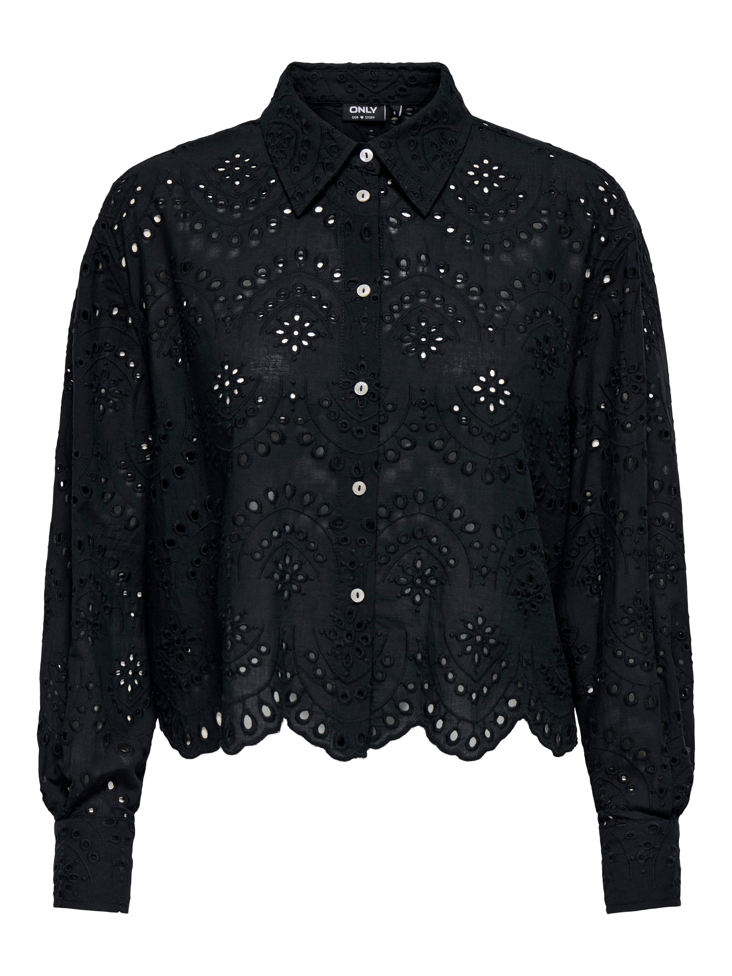 ONLY Langarmbluse »ONLVALAIS L/S SHIRT WVN NOOS«