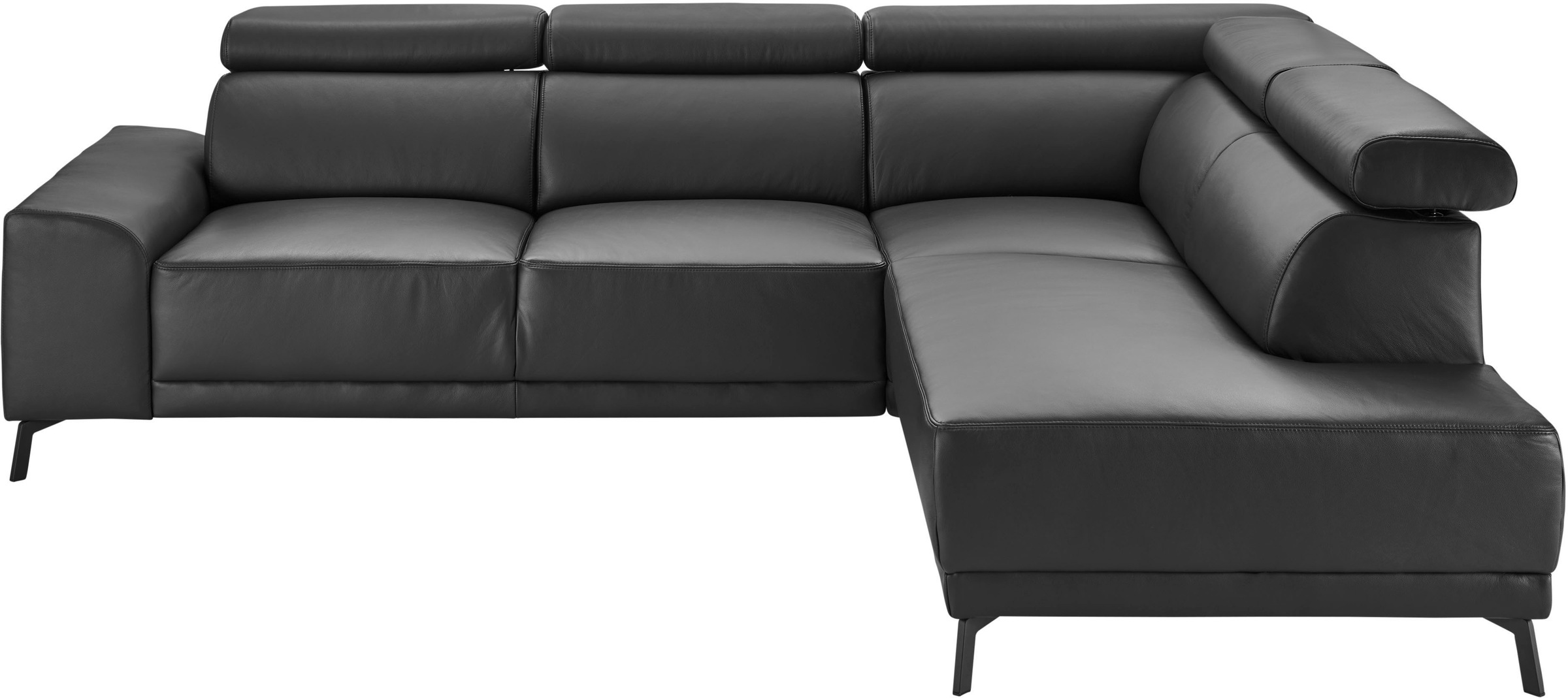 3C Candy Ecksofa »Greve modern und bequem, inkl. manueller Kopfteilverstellung, L-Form«, wahlweise mit motorischem Sitzvorzug
