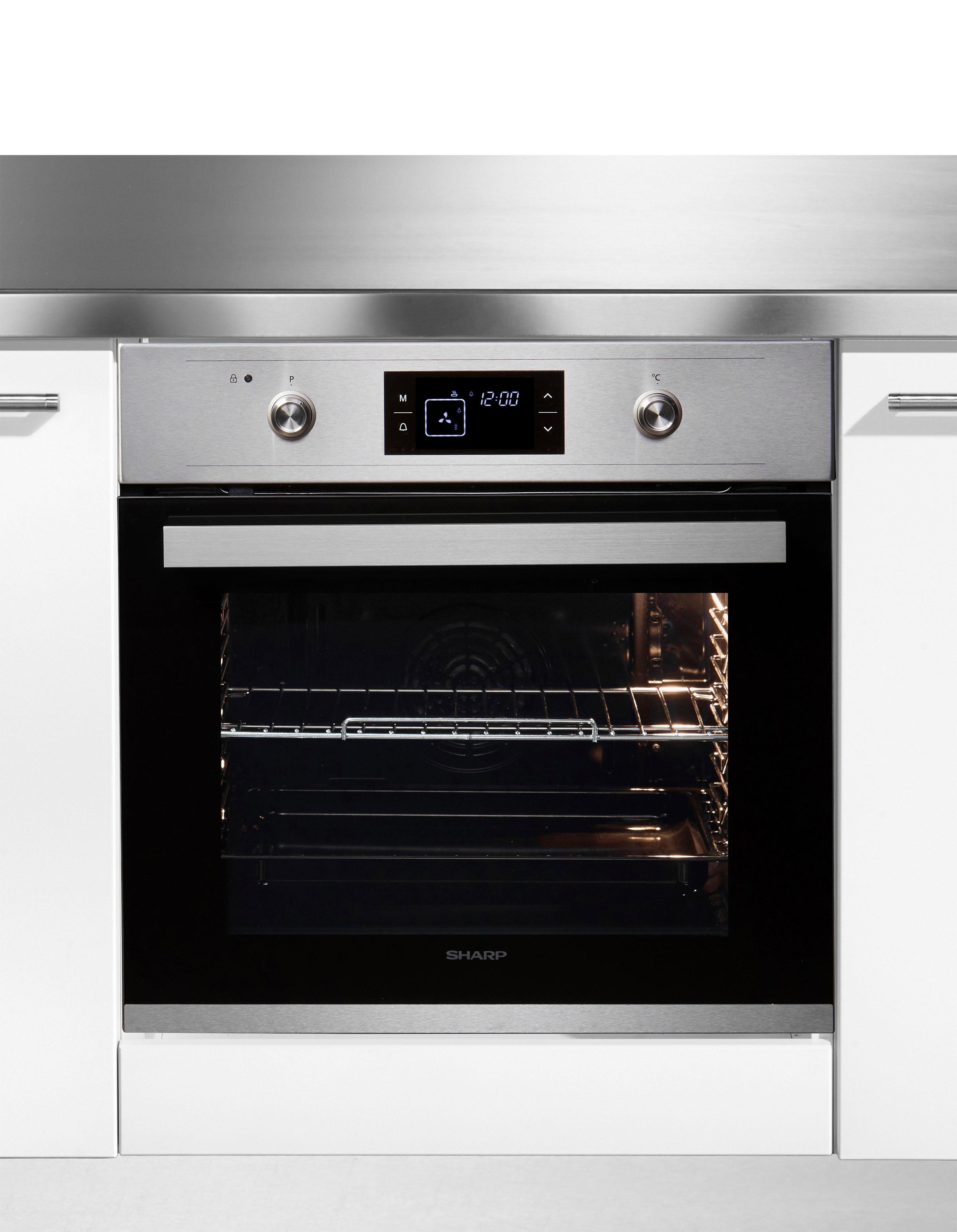 Sharp Pyrolyse Backofen  »K-61V28IM1-EU«, Pyrolyse-Selbstreinigung