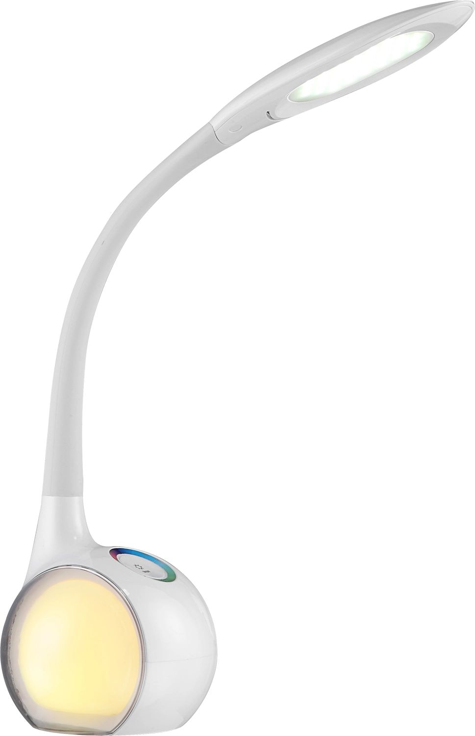 GLOBO LIGHTING LED Schreibtischlampe »TARRON« LED-Modul 1 Stk. Kaltweiß Farbwechsel Rot-Grün-Blau, Tischleuchte, Büroleuchte