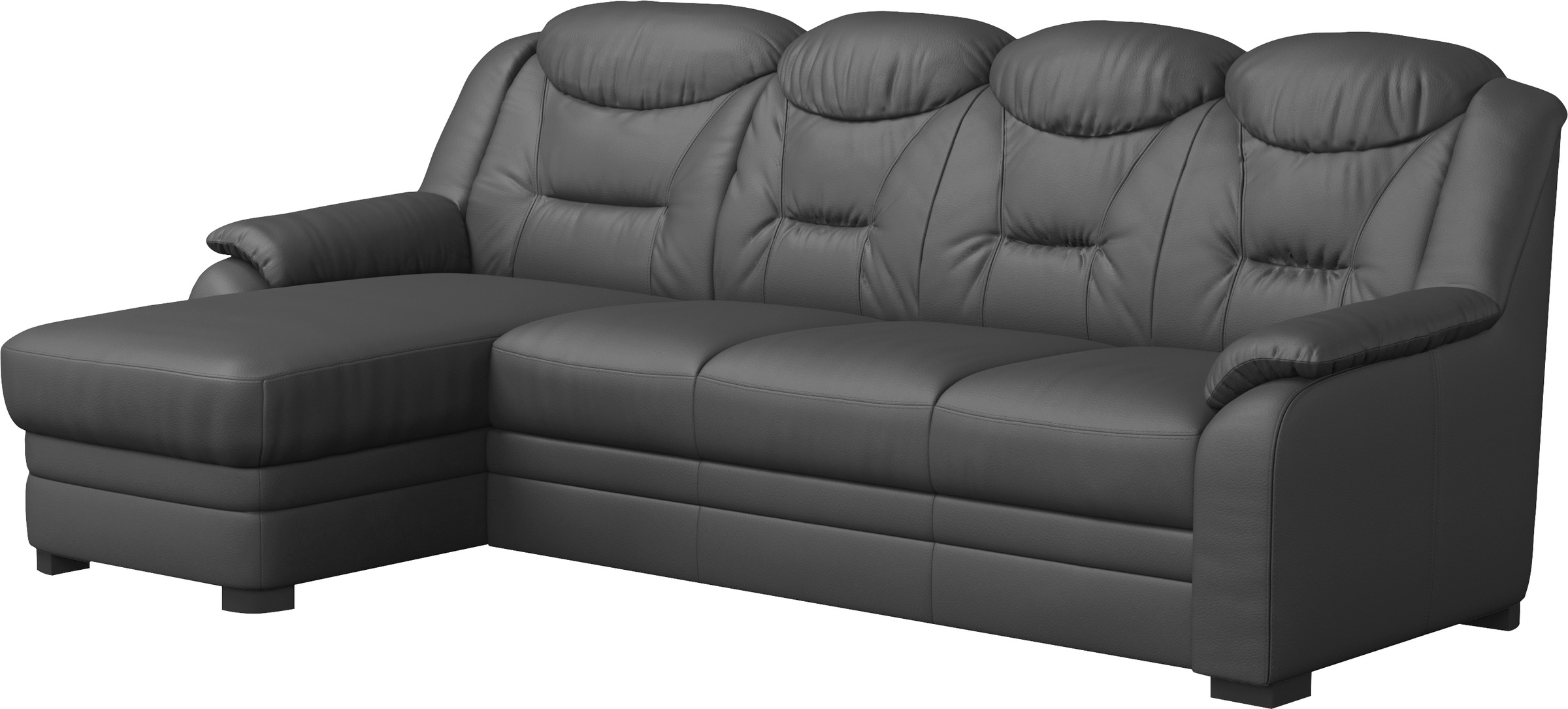 COTTA Ecksofa »Marcus L-Form«, Bequemes Ecksofa in klassischem Design mit hoher Rückenlehne