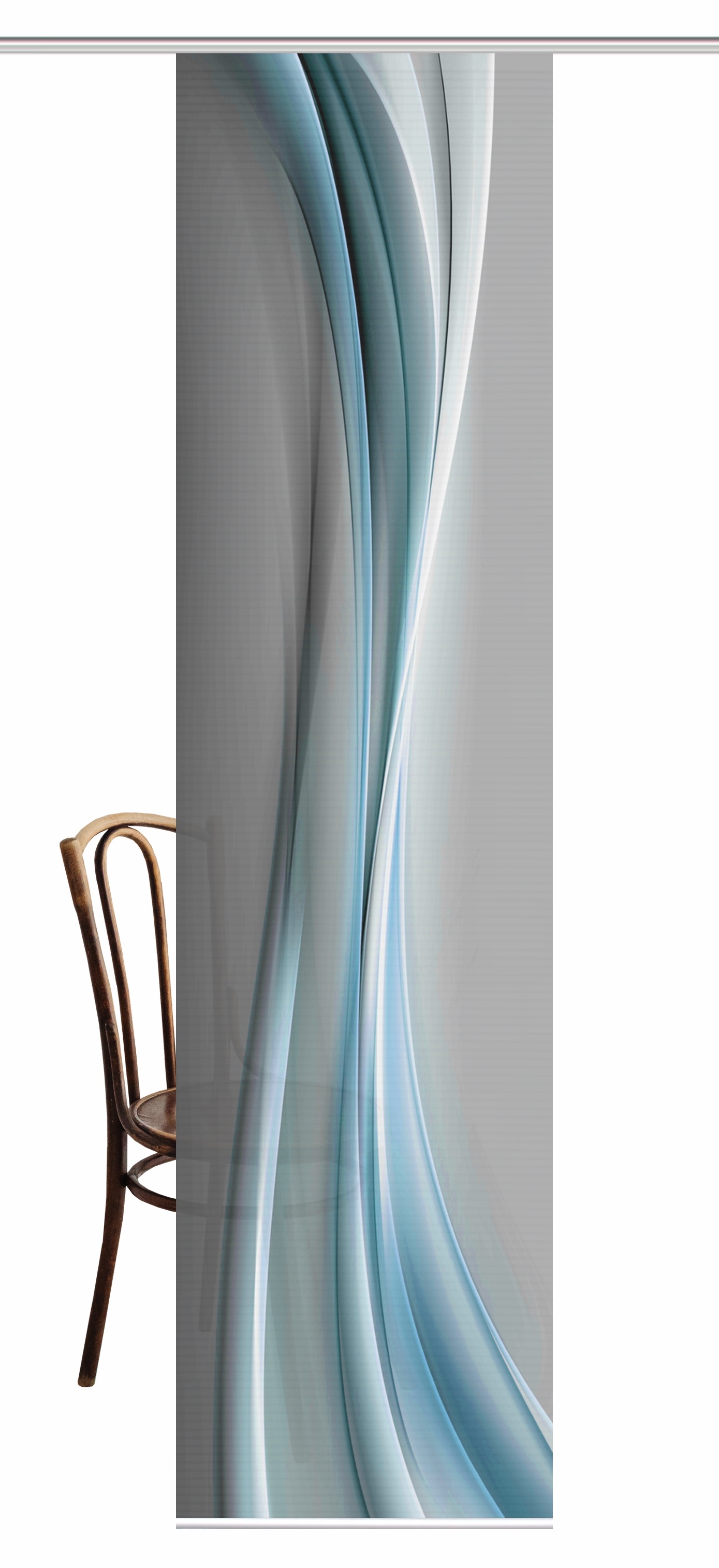 HOME in green Schiebegardine »ELANIA« Paneelwagen 1 Stk. tlg. DIGITALBEDRUCKT, BAMBUSOPTIK RECYCELT