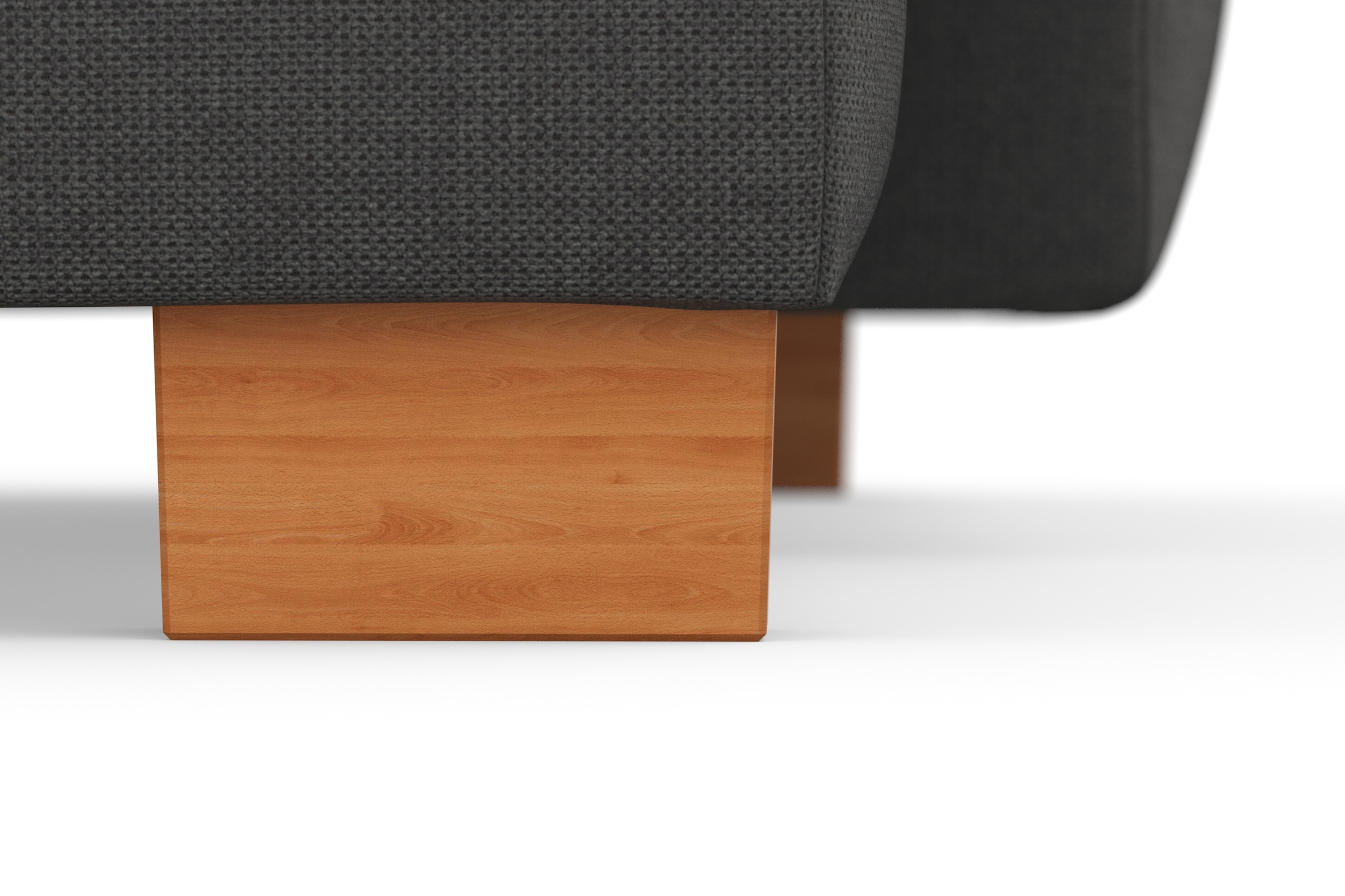 sit&more Wohnlandschaft »Dundee U-Form«, mit Federkern und Massivholzfüßen, wahlweise mit Kopfteilverstellung