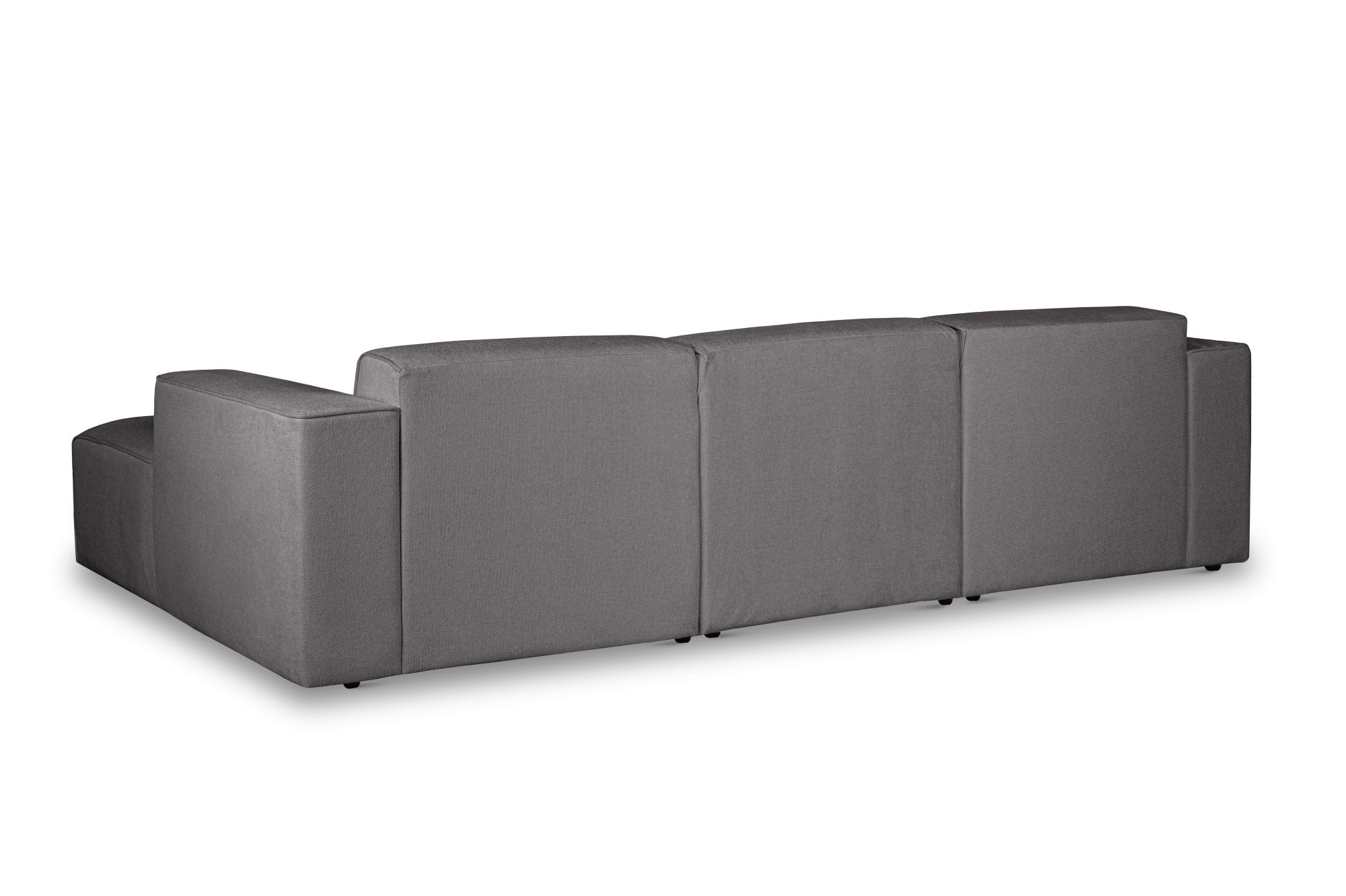 Home affaire Ecksofa »Noord mit Kedernaht, Breite 281 cm, L-Form« Cord, Struktur, Webstoff, mit Wellenunterfederung, Massivholzrahmen