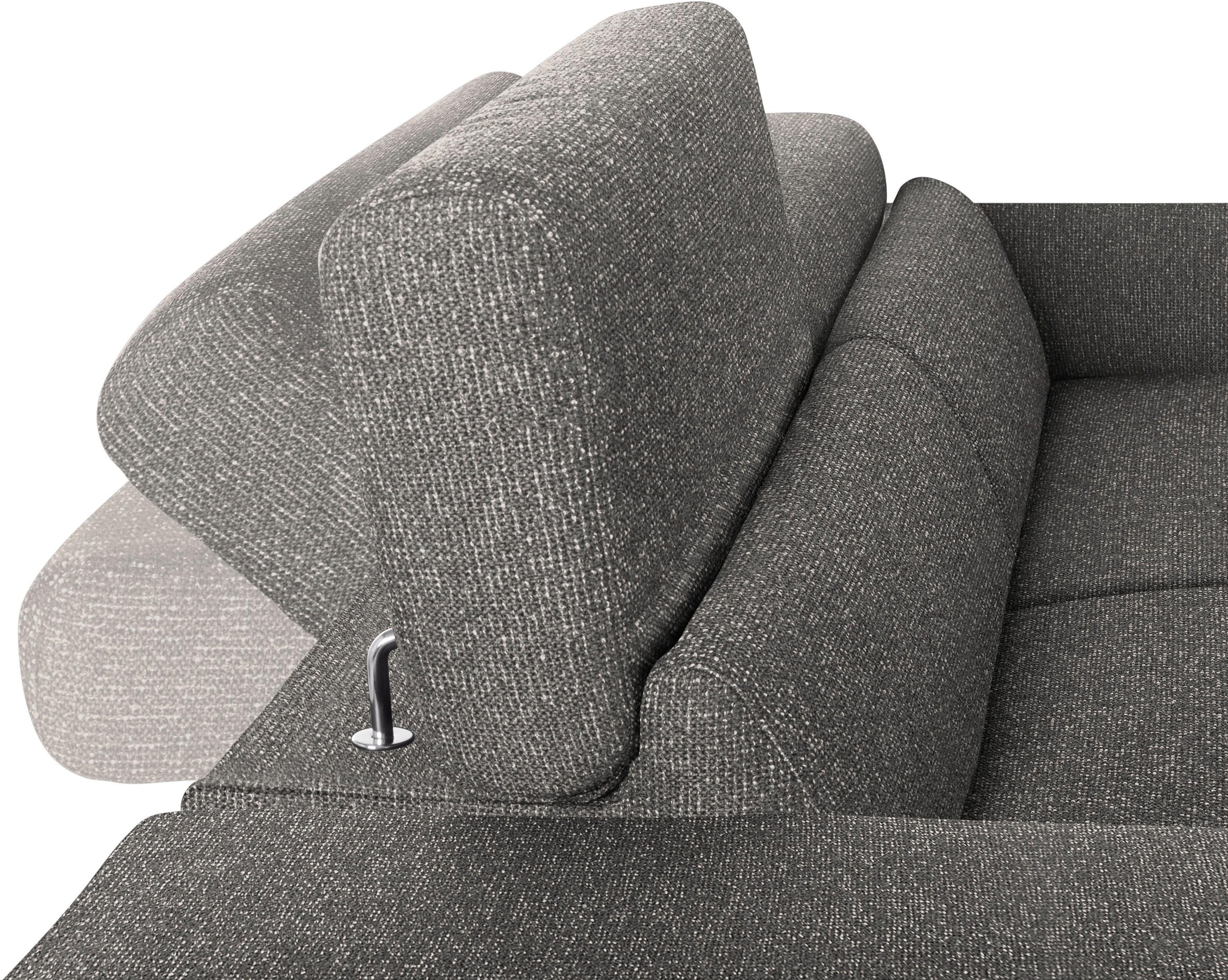 W.SCHILLIG 2-Sitzer »finn«, German Design Award 2016, Fußgestell Chrom glänzend, Breite 210 cm