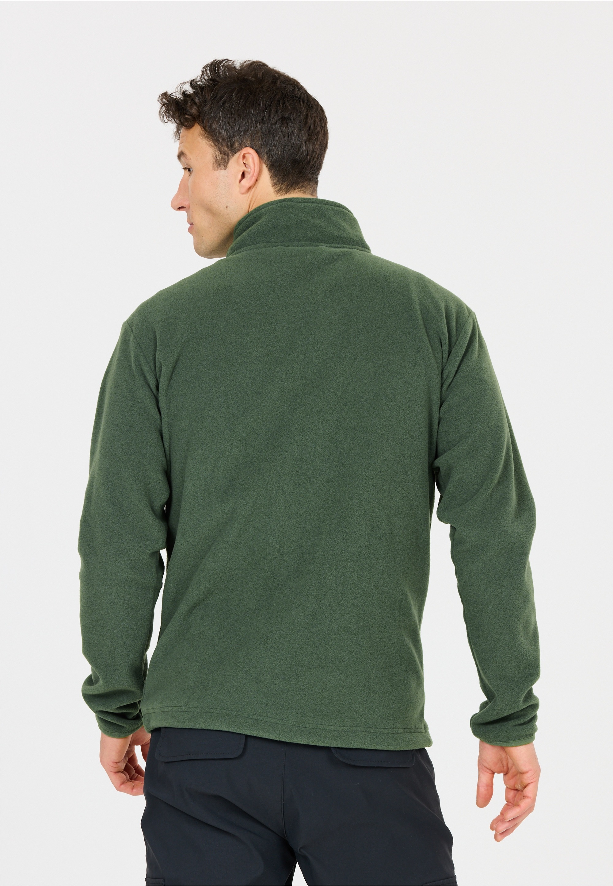 Fleecejacke WHISTLER "Cocoon", Herren, Gr. 3XL, grün, grün, 100% Polyester, unifarben, normal, hoch geschlossener Ausschnitt, Jacken Fleecejacke, mit praktischem Tunnelzug 3