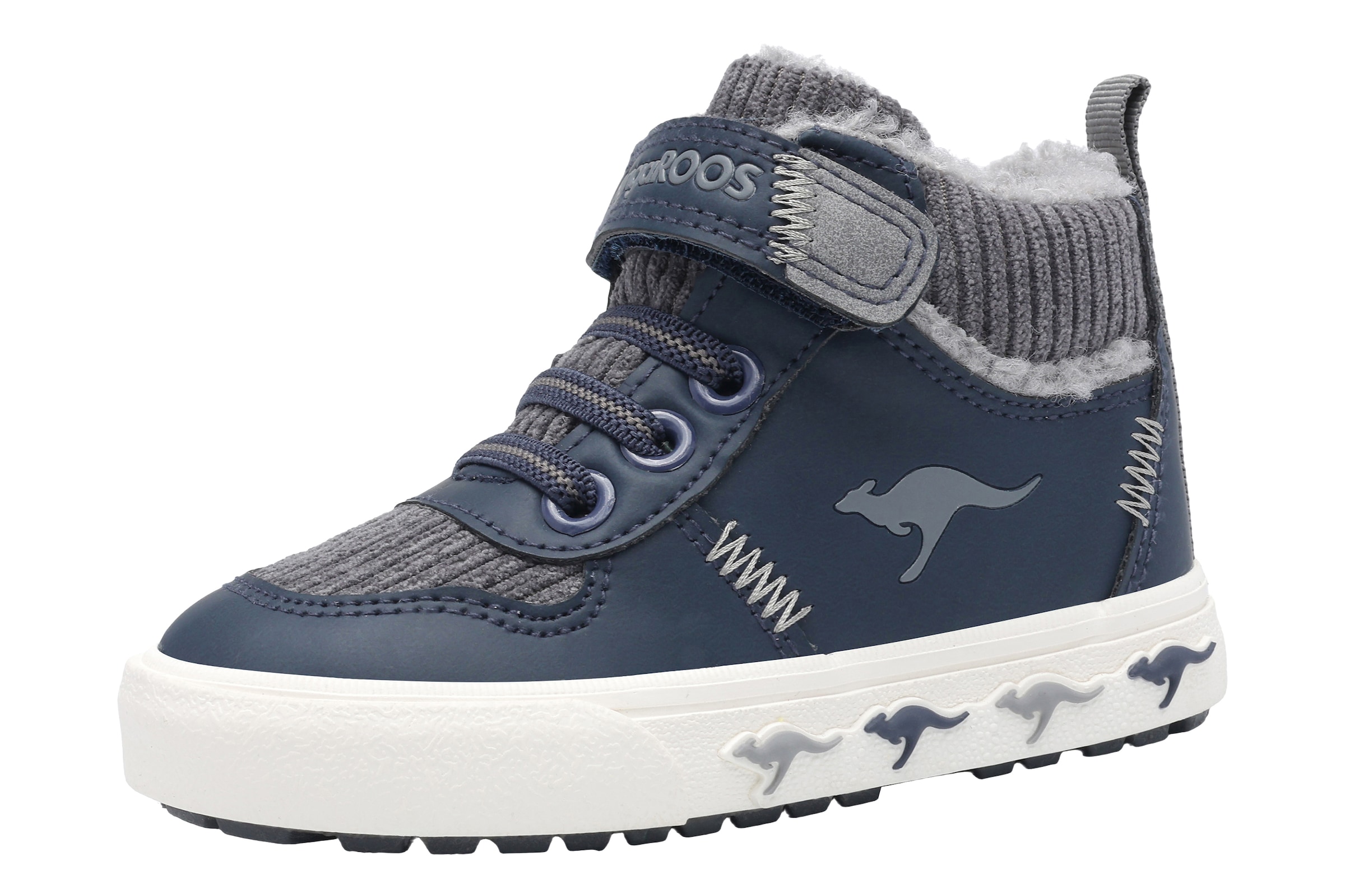 KangaROOS »Kavu Tori EV«  Warmfutter, Reißverschluss,Winterschuhe, Schnürboots, Sneakerboots