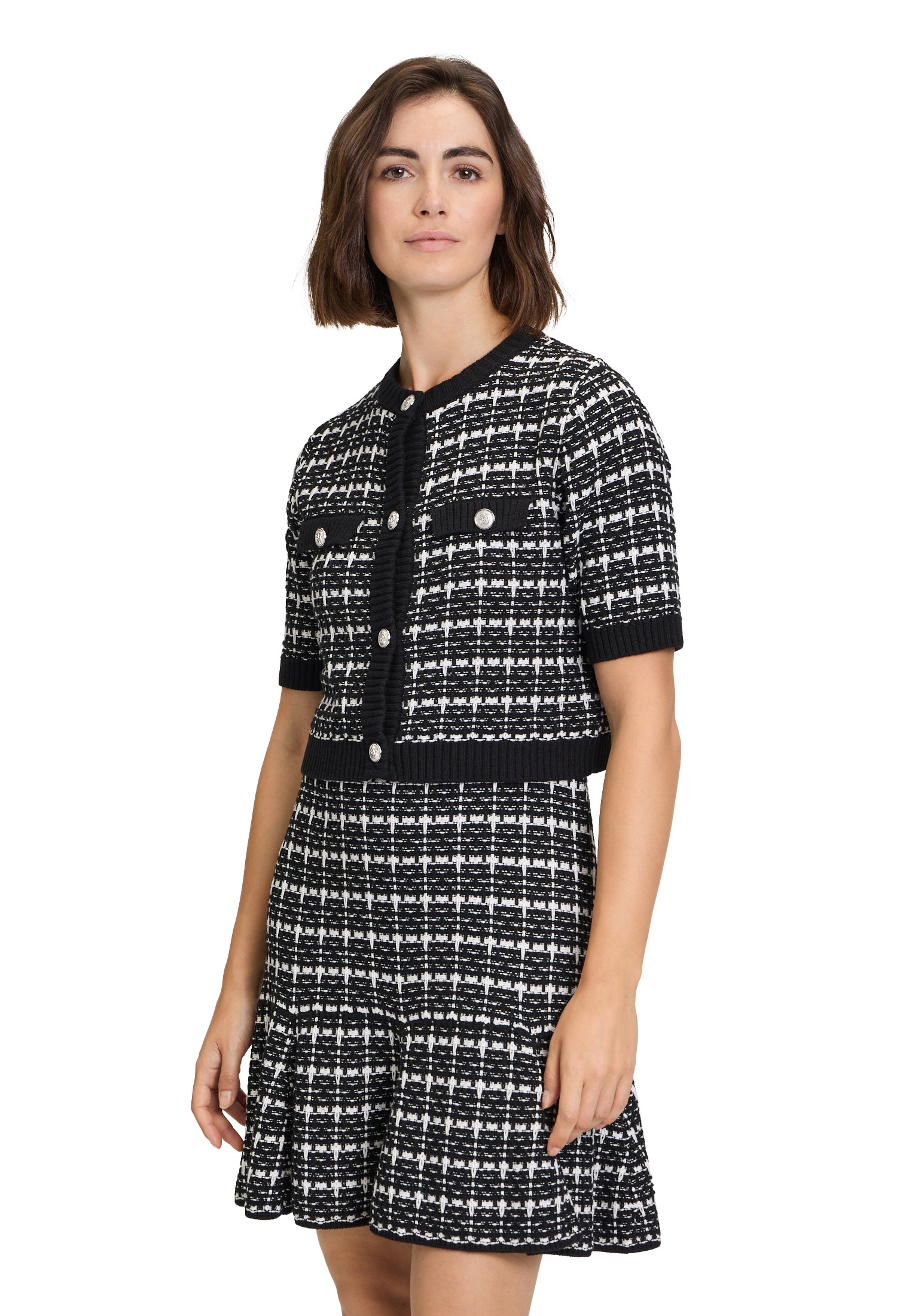 Vera Mont Strickkleid "Vera Mont Damen Strickkleid mit Volant", Volant günstig online kaufen