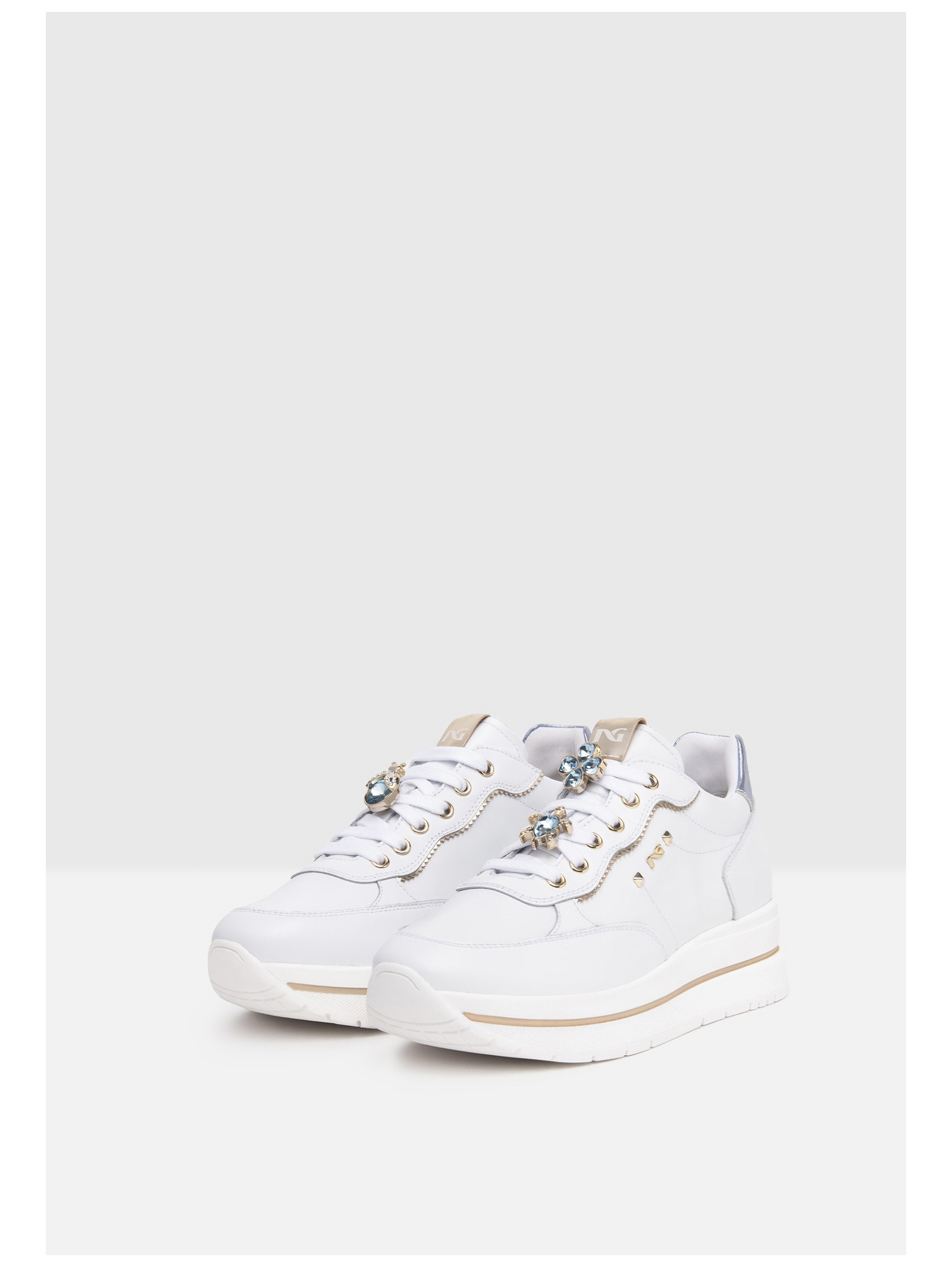 Nero Giardini Plateausneaker »Nero Giardini Sneaker Lederimitat/Nylon«