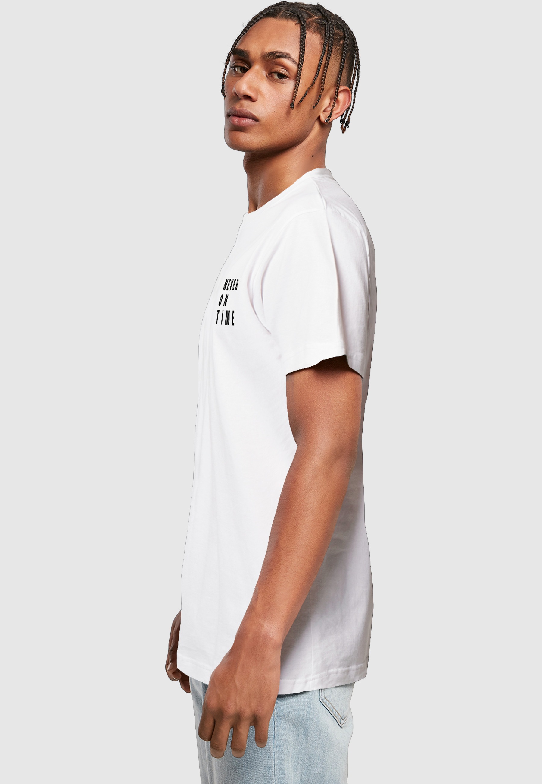 MisterTee Kurzarmshirt »MisterTee Herren Never On Time Tee« 1 Stk.