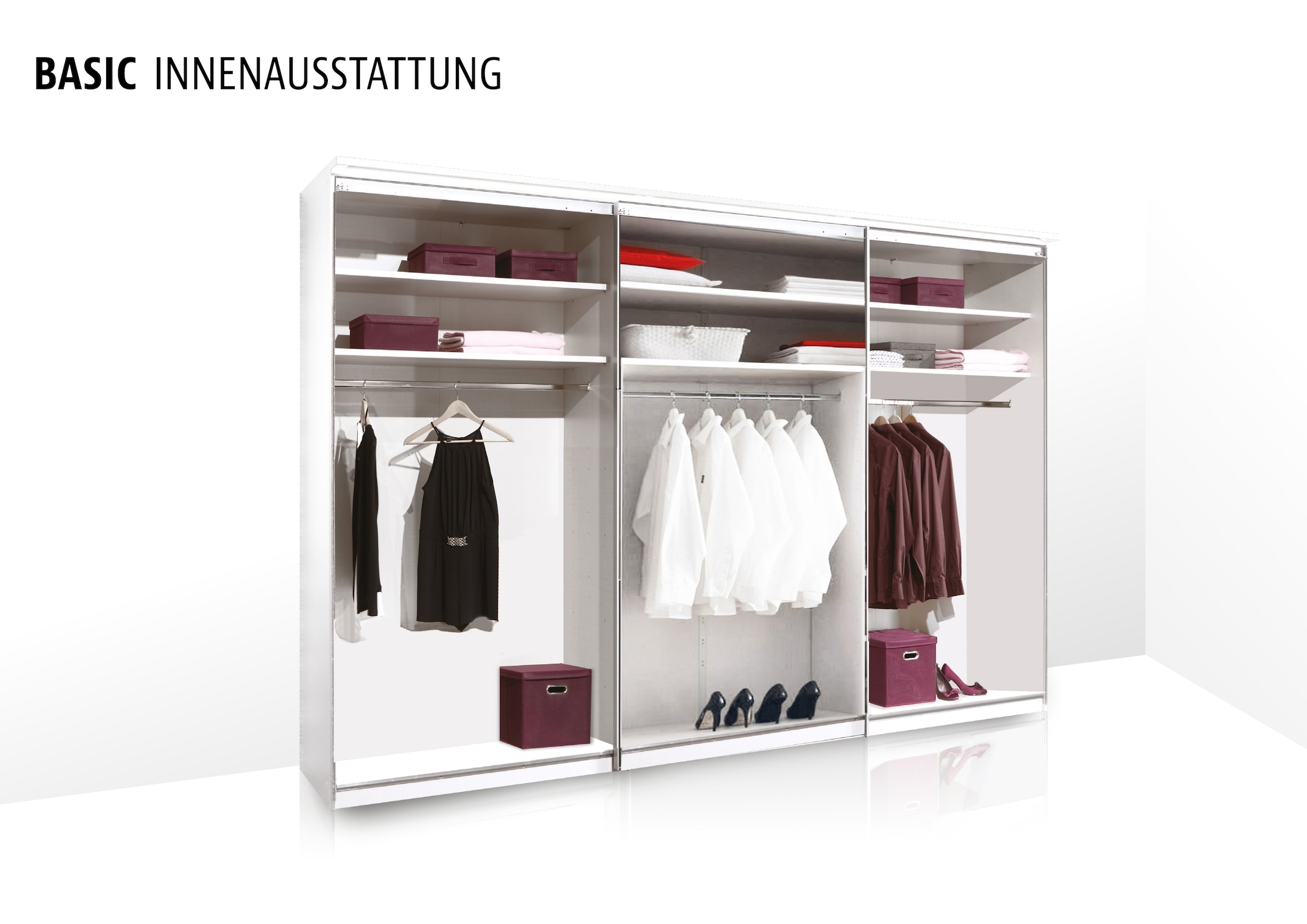 STAUD Schwebetürenschrank »Includo, Made in Germany«