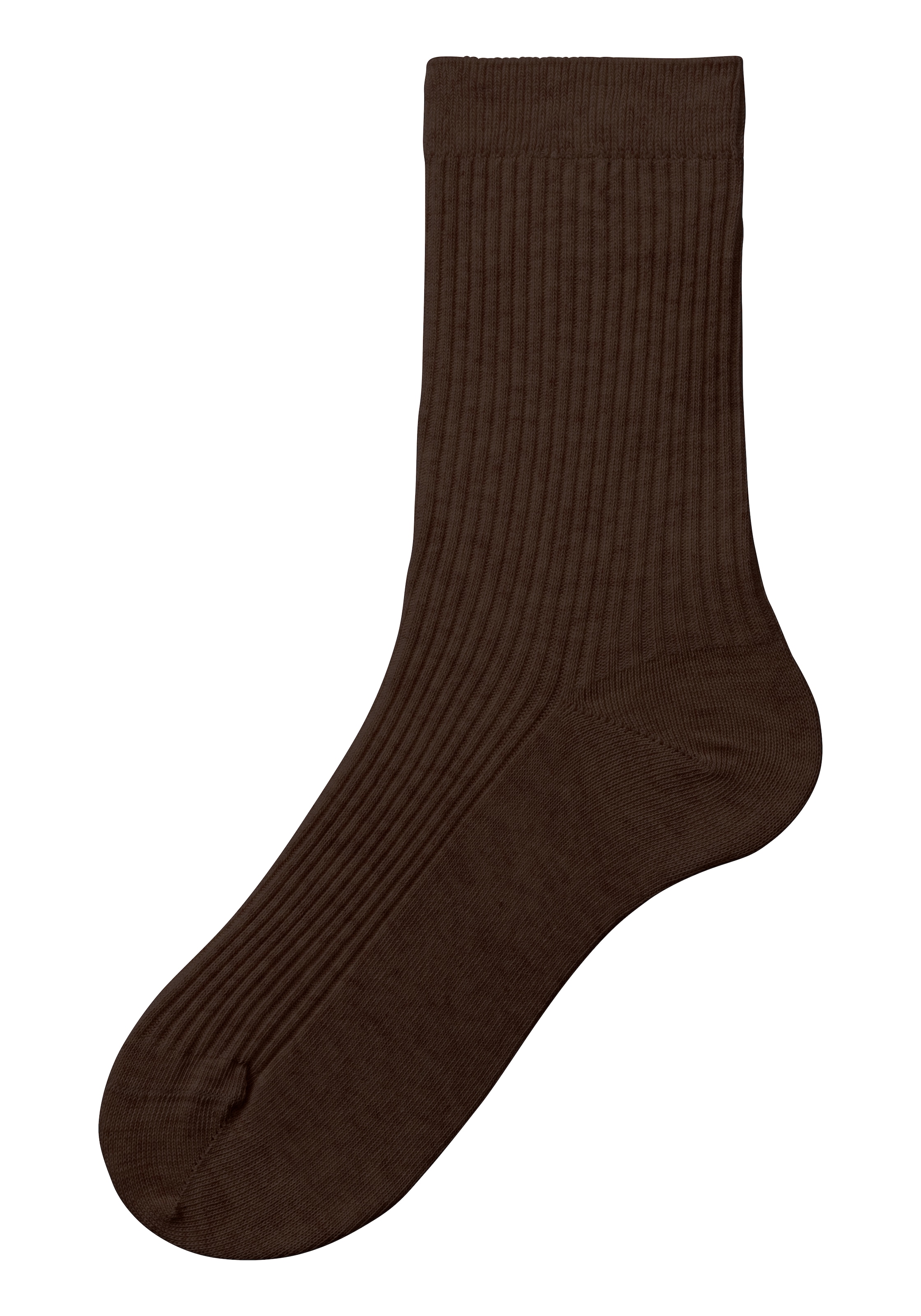 Lavana Basicsocken, (Packung, 5 Paar), mit feiner Rippe