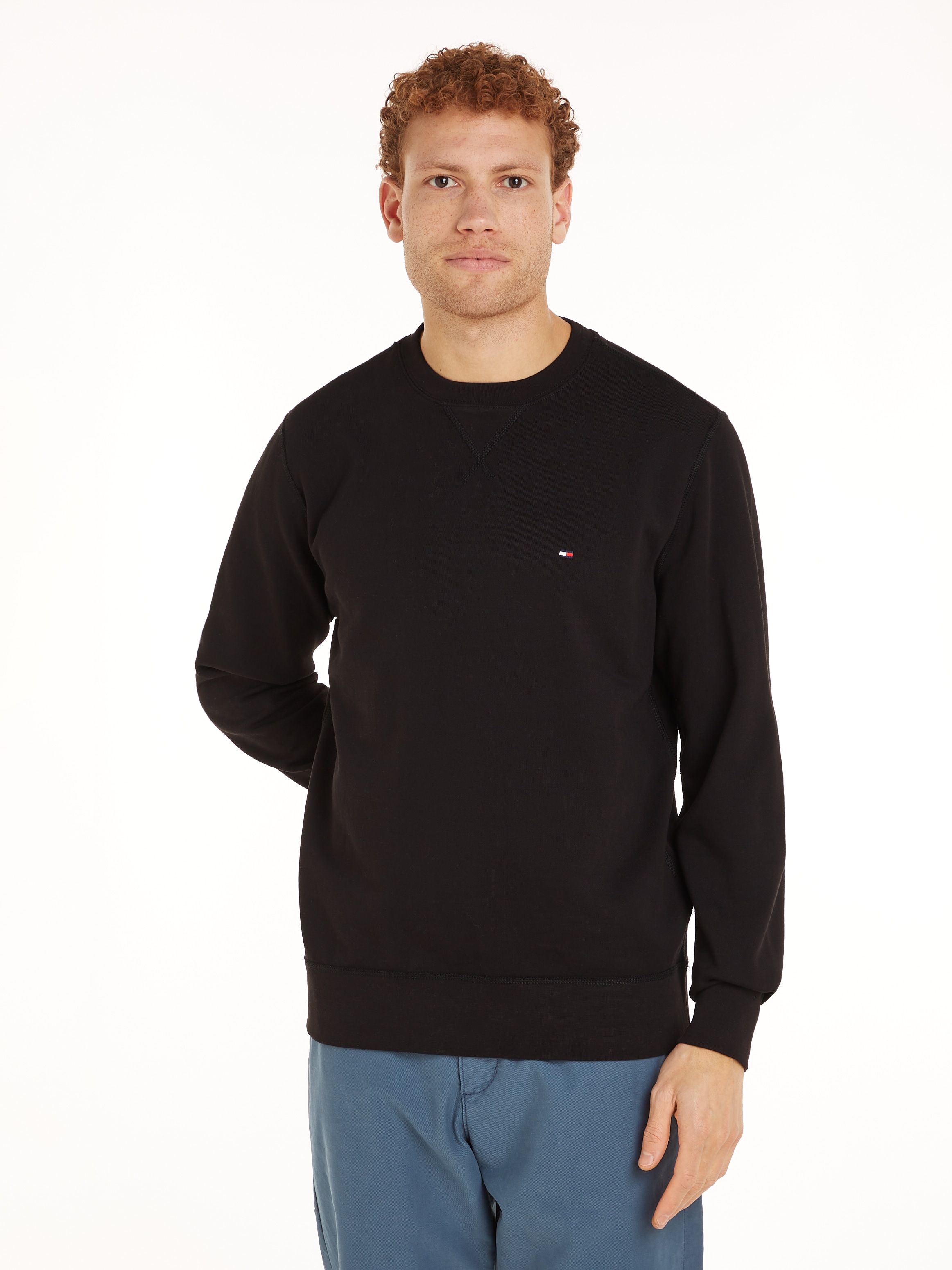 Tommy Hilfiger Sweatshirt "ESSENTIAL TERRY CREWNECK" günstig online kaufen