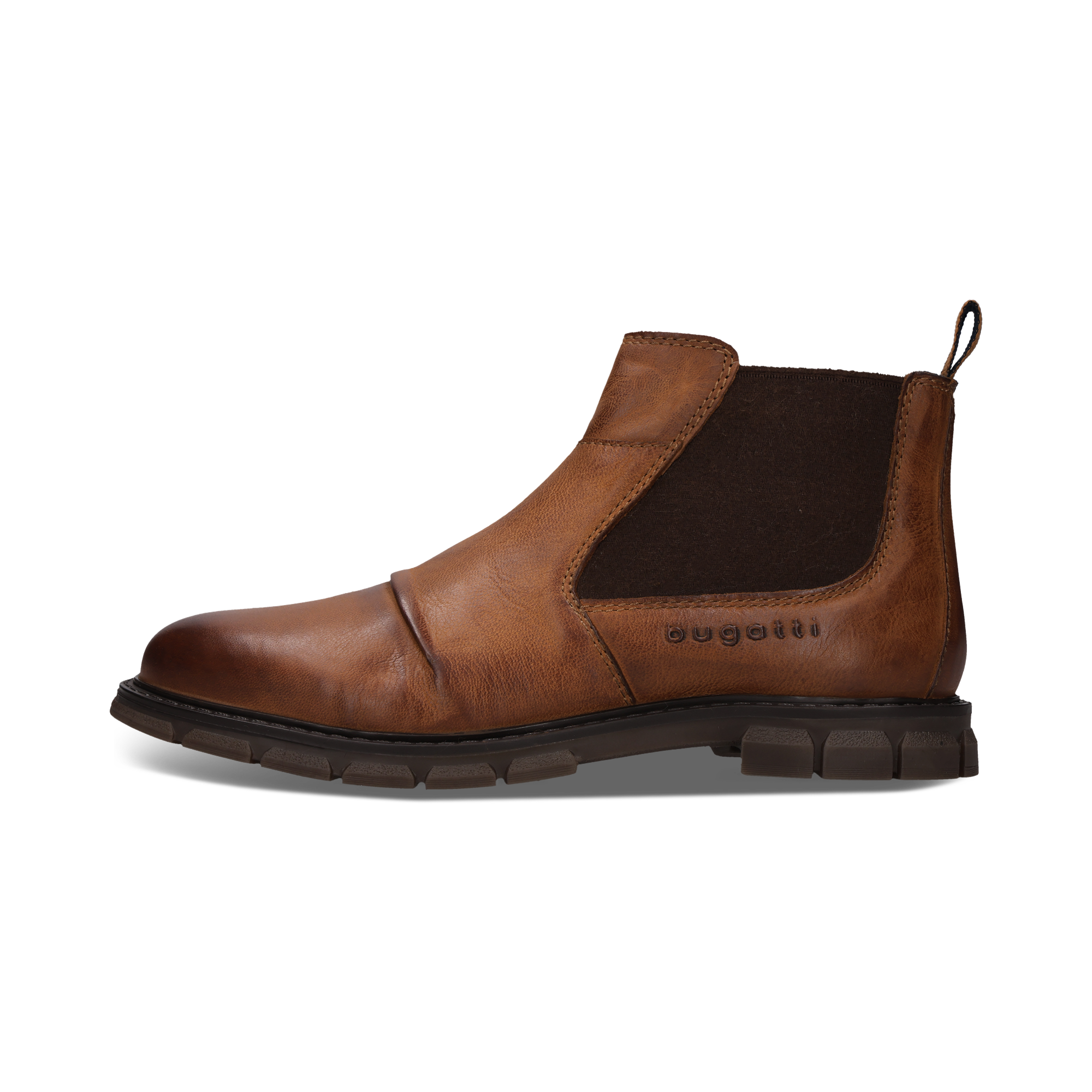 bugatti Chelseaboots  Stiefelette, Business-Boots mit Stretch, in Used-Optik
