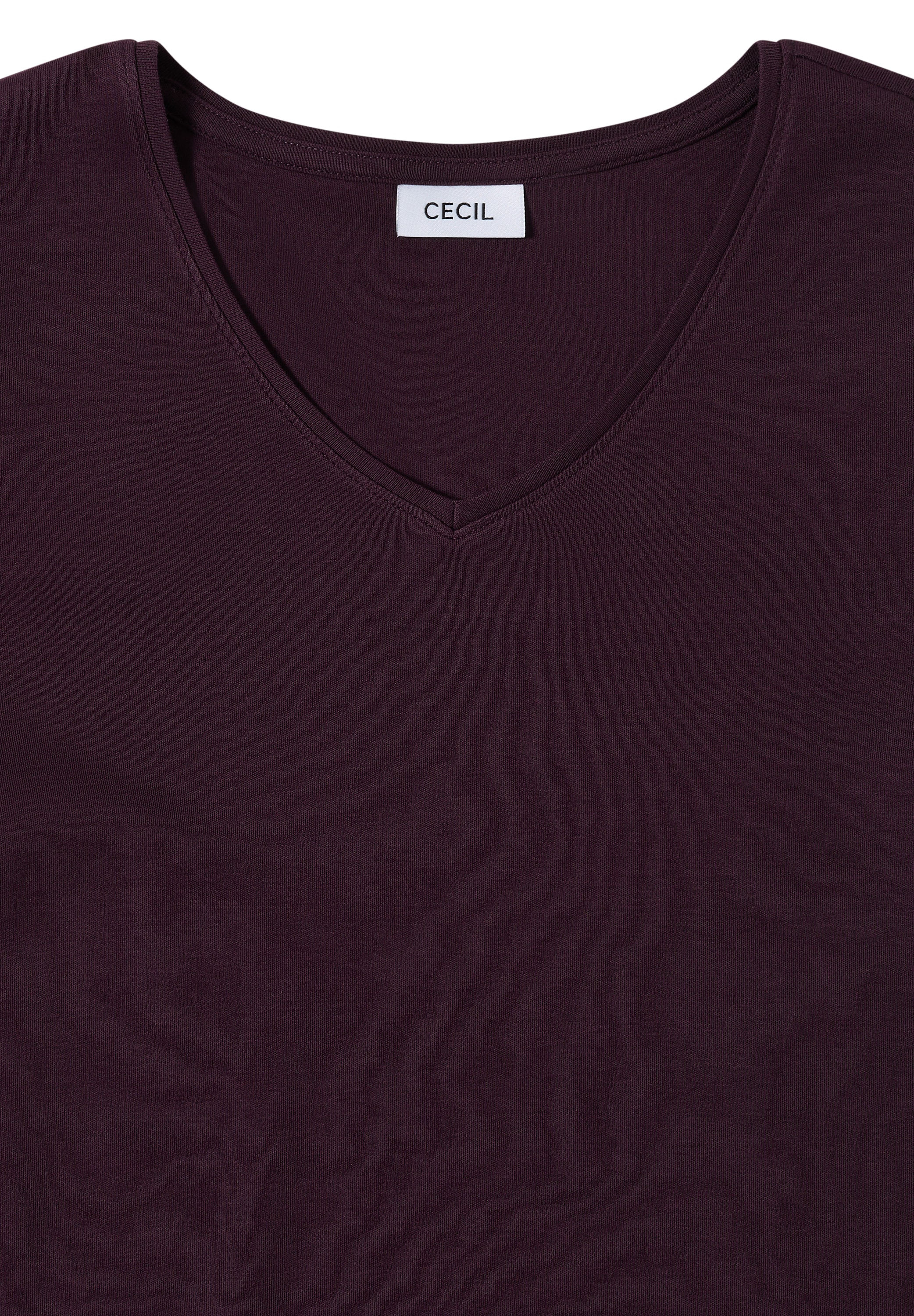 Cecil Langarmshirt aus reiner Baumwolle