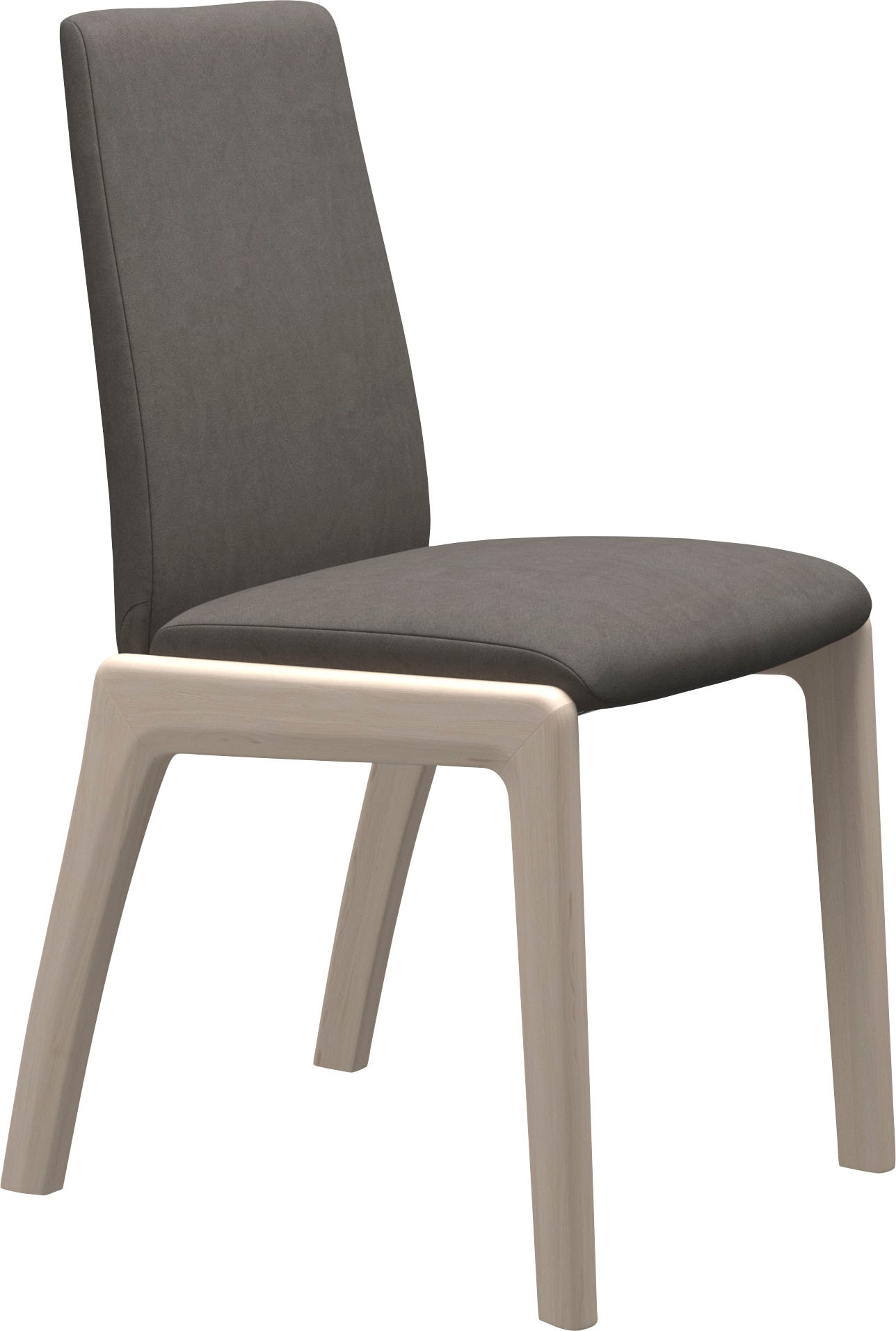 Stressless® Polsterstuhl »Laurel«, Microfaser DINAMICA, Low Back, Größe M, mit abgerundeten Beinen in Eiche gekalkt
