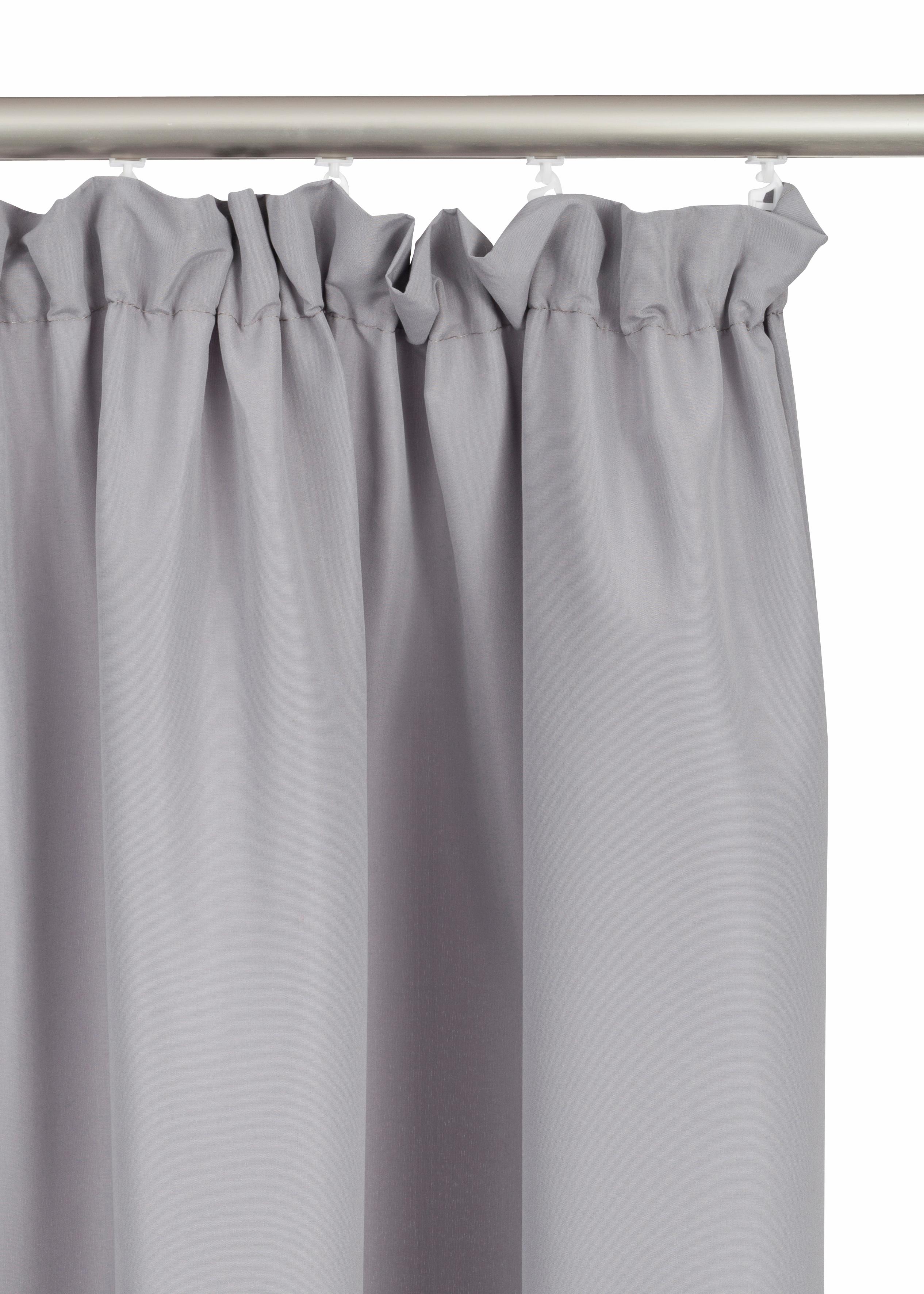 Thumbnail - Bruno Banani Vorhang "Lagan" Kräuselband 2 Stk. tlg. 2-er Set, gewebt, Microfaser, versch. Größen, einfarbig, Bestseller