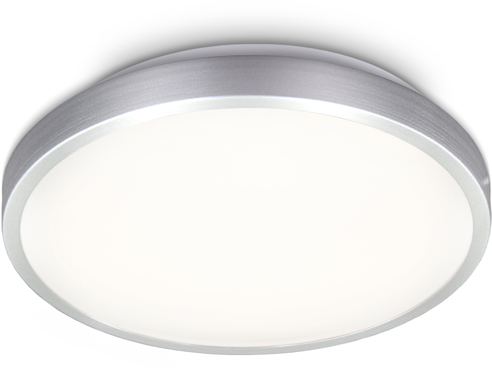 BAUR LED bestellen flammig-flammig, B.K.Licht Deckenlampe, | 1200lm IP20 Deckenleuchte, 12W 3000K, inkl. Platine Titan-Optik, LED 1