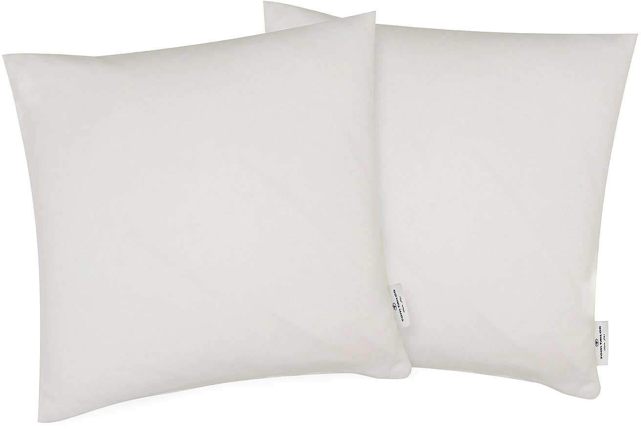 TOM TAILOR HOME Dekokissen »Dove«, unifarben, Kissenhüllen ohne Füllung, 2er Pack