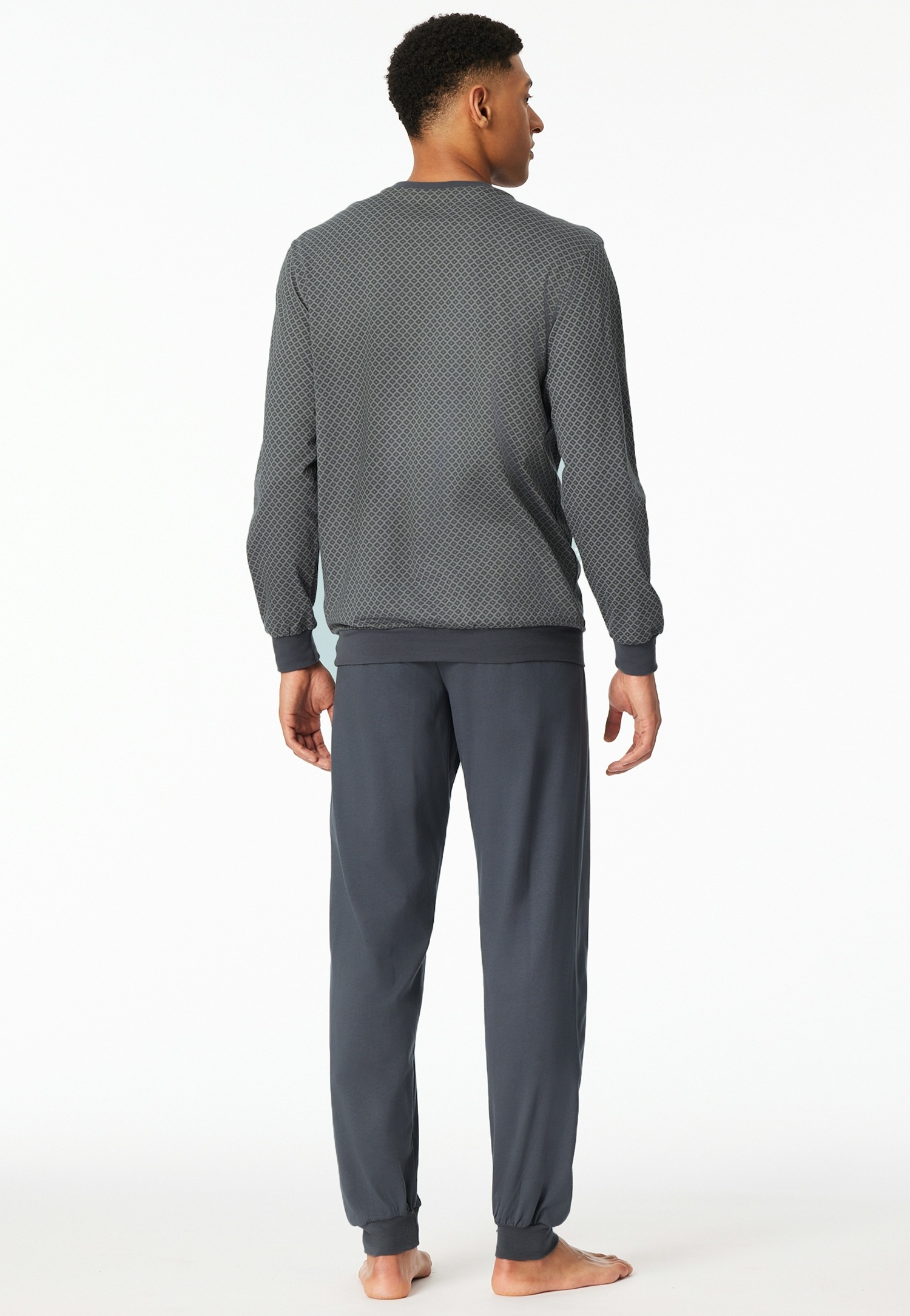 Thumbnail - Schiesser Schlafanzug "Comfort Essentials" 2 tlg. mit angenehmen Bündchen