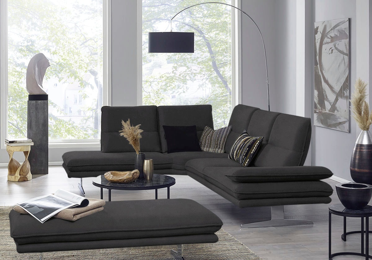 W.SCHILLIG Ecksofa "broadway, Designsofa, mit tollem Sitzkomfort, L-Form", günstig online kaufen
