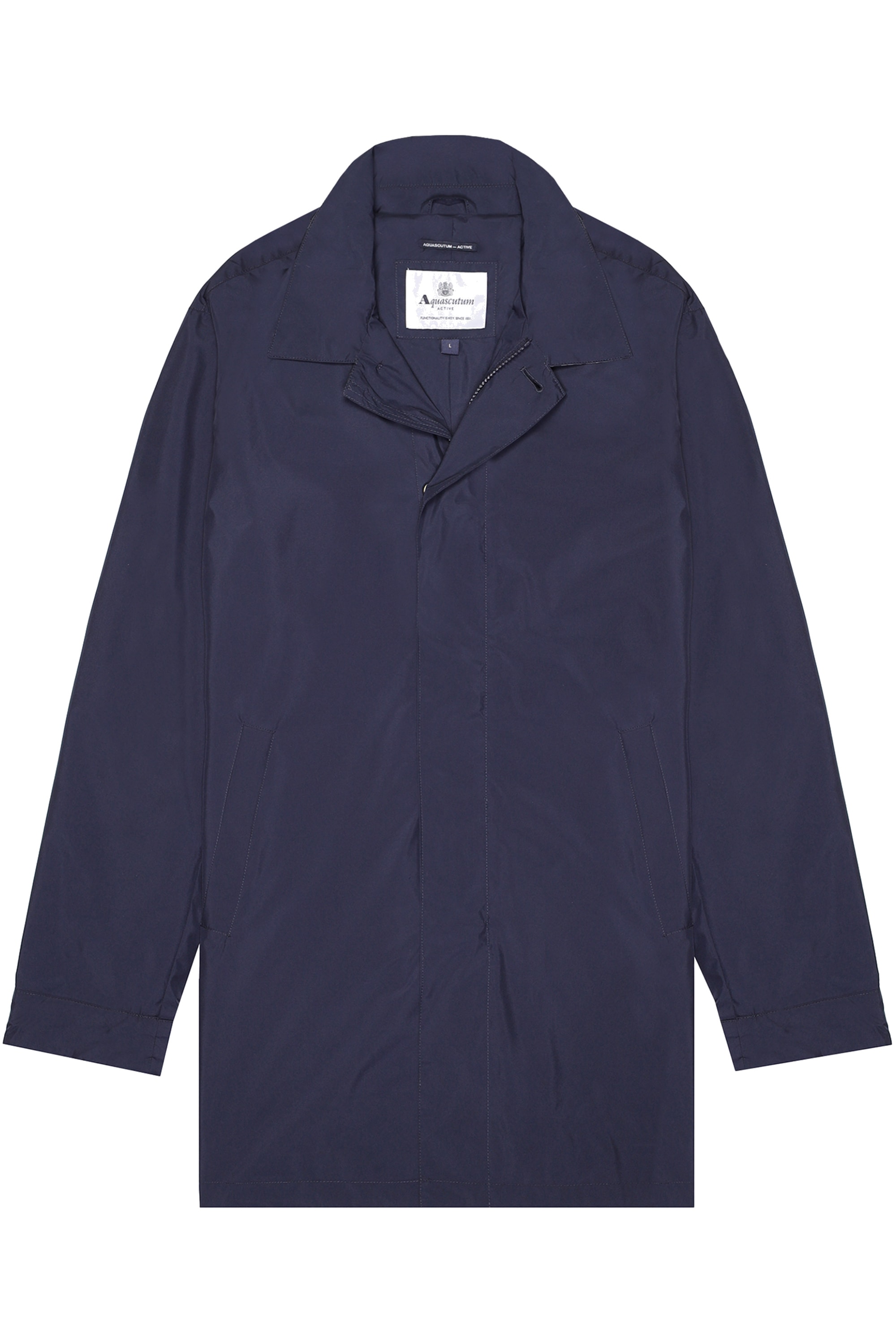 Aquascutum Active "RLG PACKABLE TRENCHCOAT Herren" mit Kapuze Regenmantel Herren, leichte Jacke, Übergangsjacke, Outdoor, Sale