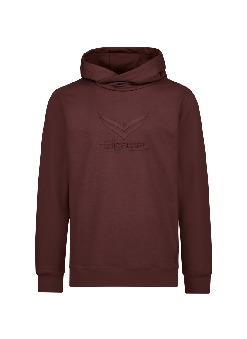 Trigema Kapuzensweatshirt "TRIGEMA Kapuzenpullover mit großem 3D-Motiv" günstig online kaufen