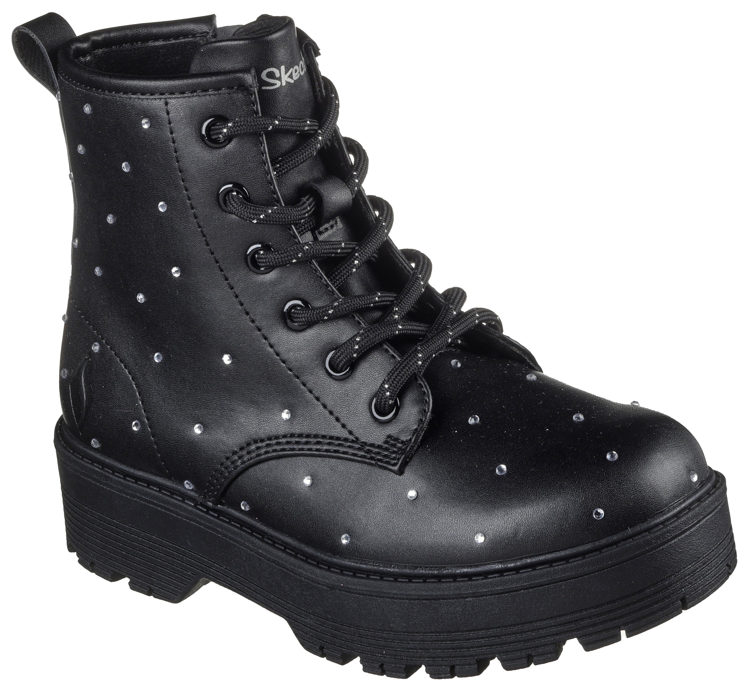 Skechers Schnürstiefel »GRAVLEN HI«, Boots mit Nieten, Größenschablone zum Download
