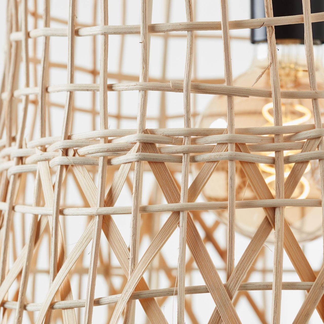Brilliant Pendelleuchte »Newbury«, 1 flammig, Leuchtmittel E27 | ohne Leuchtmittel, Hängelampe 35cm rattan