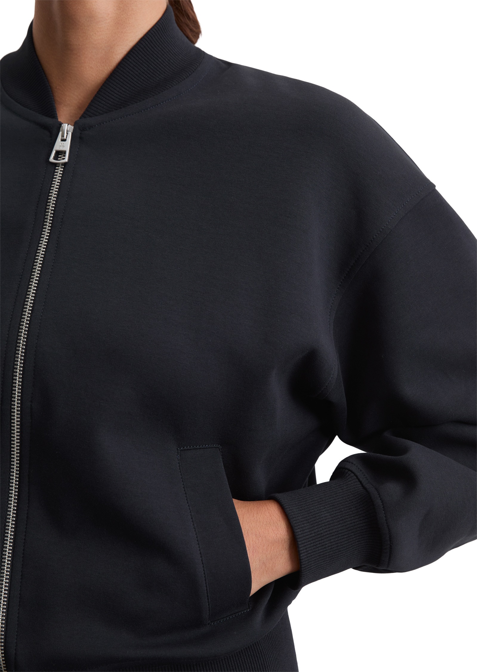 Marc O'Polo Sweatjacke »aus Interlock-Jersey«