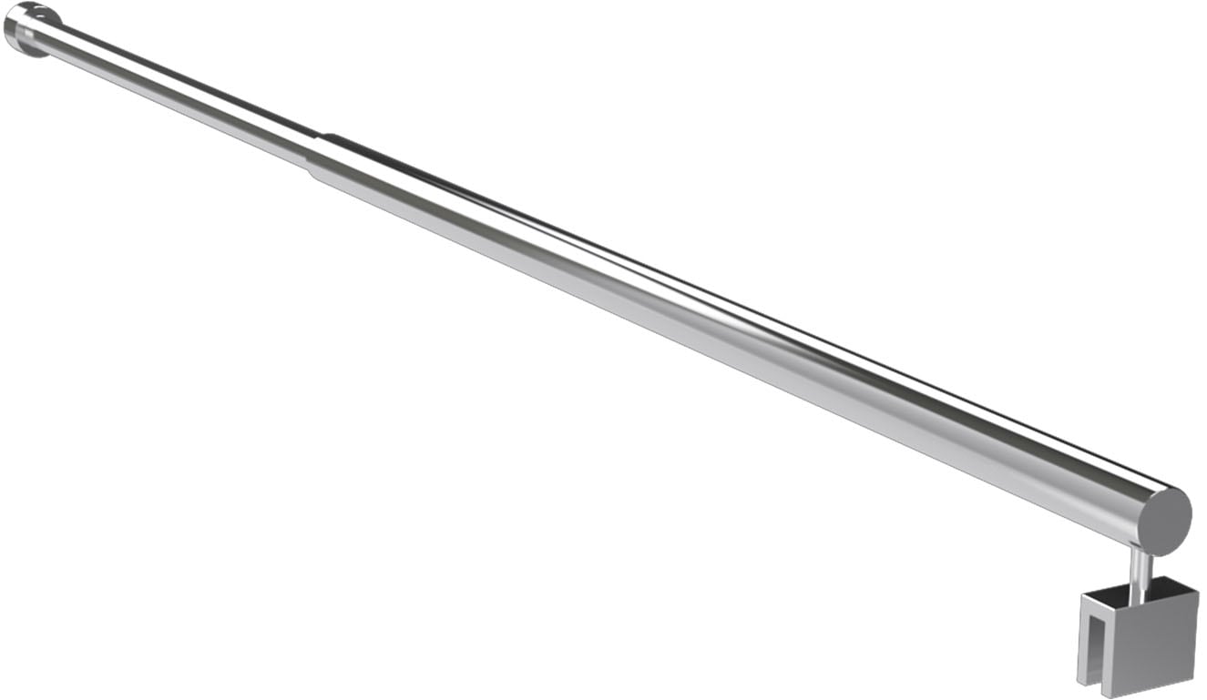 Marwell Duschwand-Stabilisationsstange »Parma«, verstellbar 70 bis 100 cm, für Glasstärken von 6-8 mm