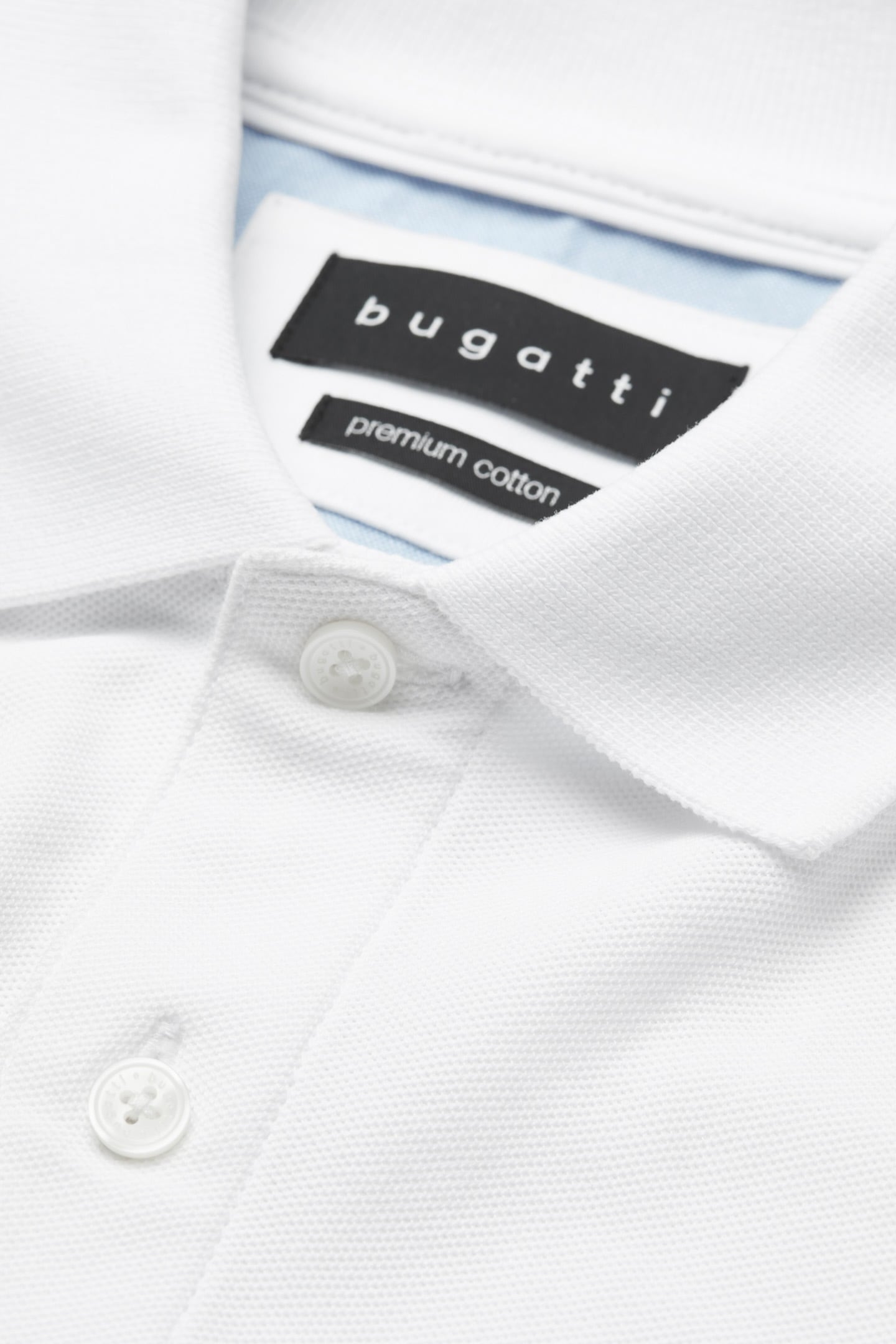 bugatti Poloshirt, mit körpernaher Passform