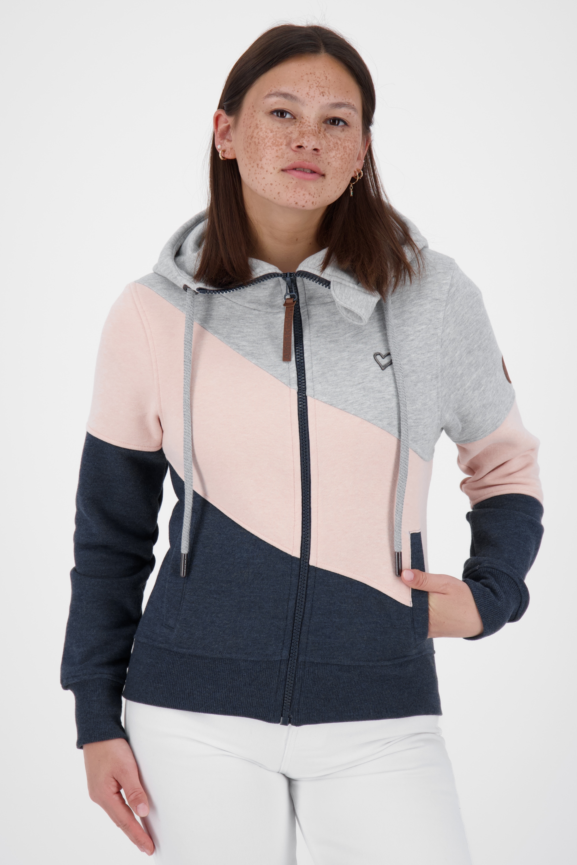 alife & kickin -  Kapuzensweatjacke "ALIFE AND KICKIN SteffiAK A Sweatjacket Damen"