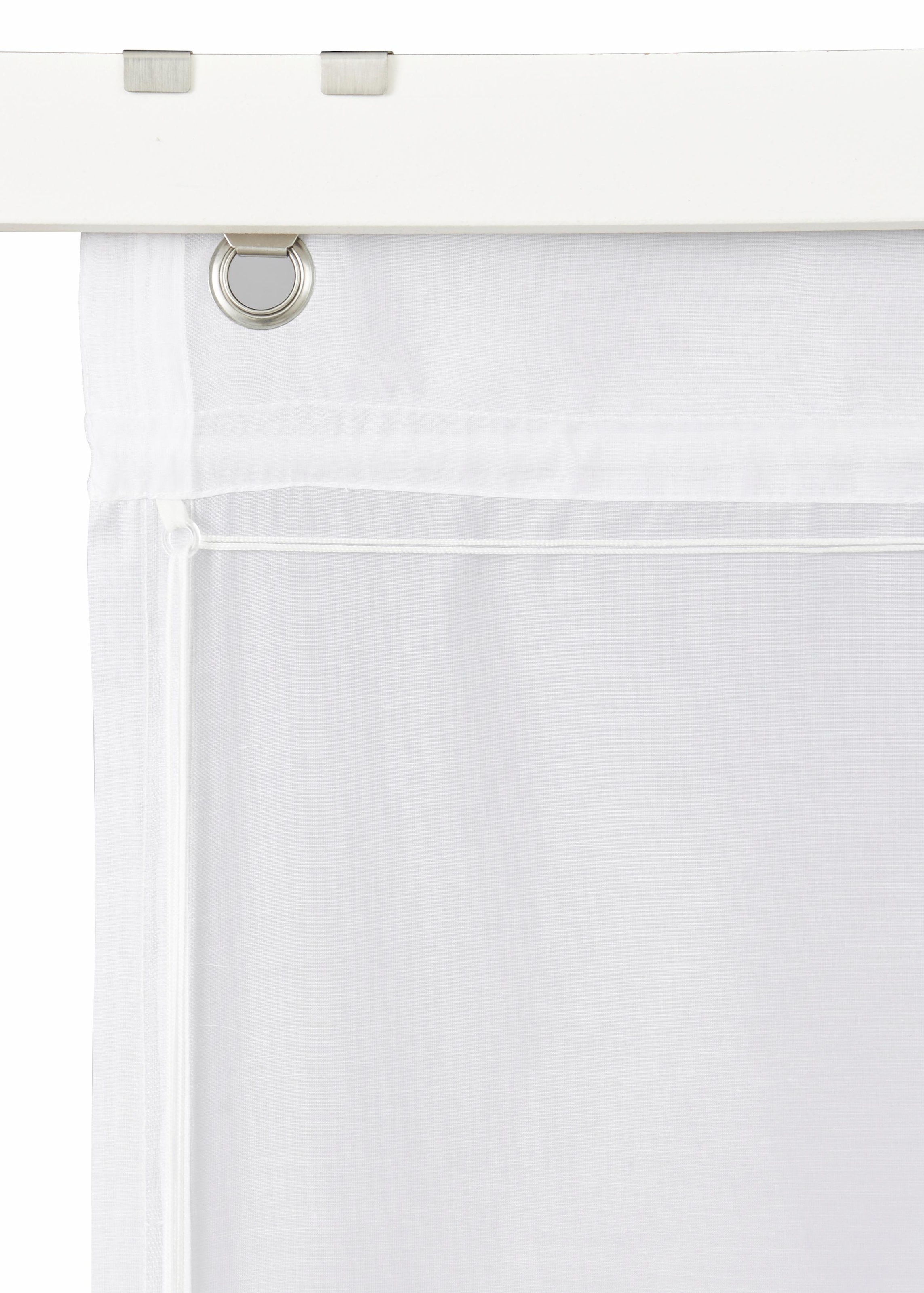 »Carpi«, Raffrollo home Bohren, Polyester Voile, Transparent, mit BAUR Hakenaufhängung, my | ohne