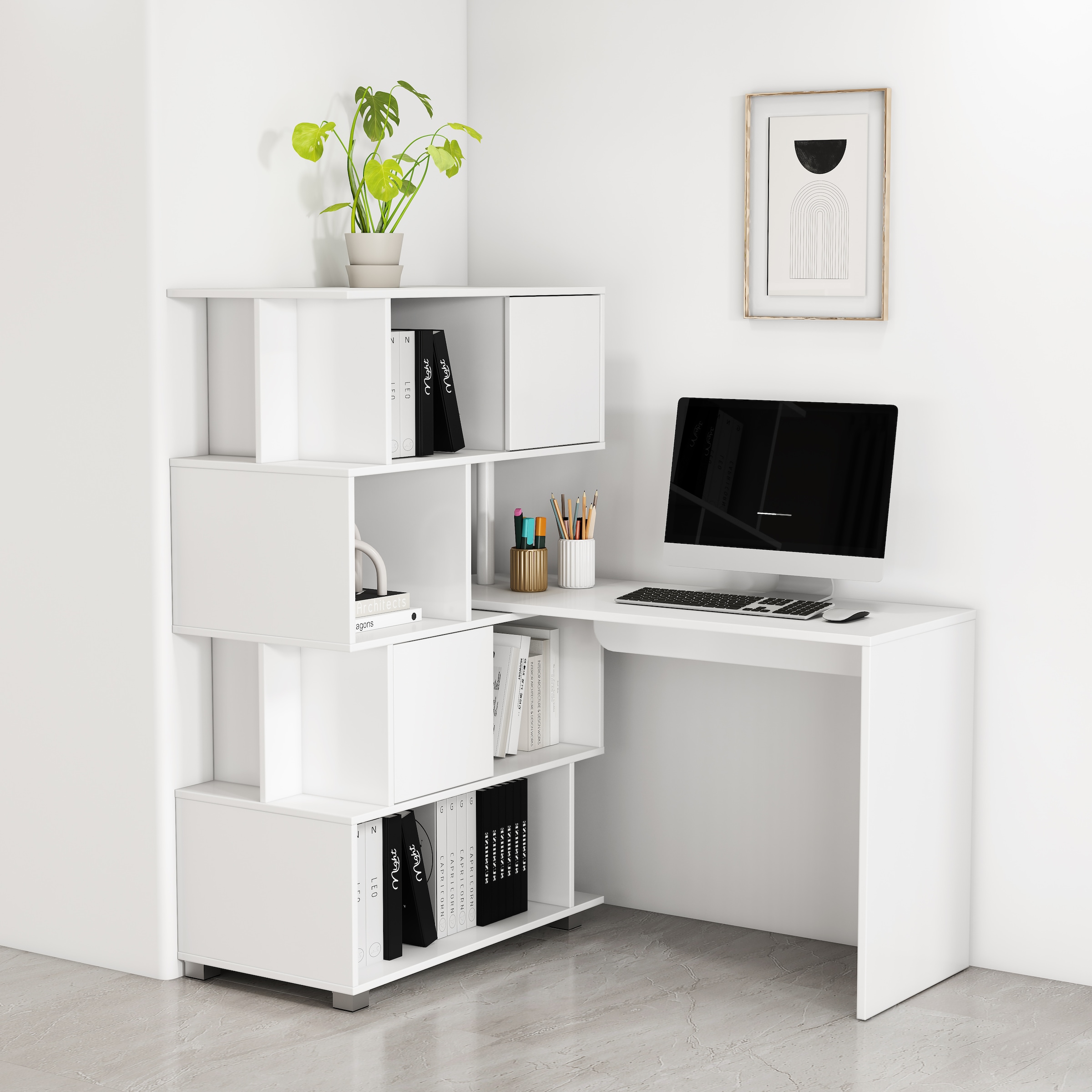 OTTO home Schreibtisch "Inovo" Set, als Eckschreibtisch oder Schreibtisch n günstig online kaufen