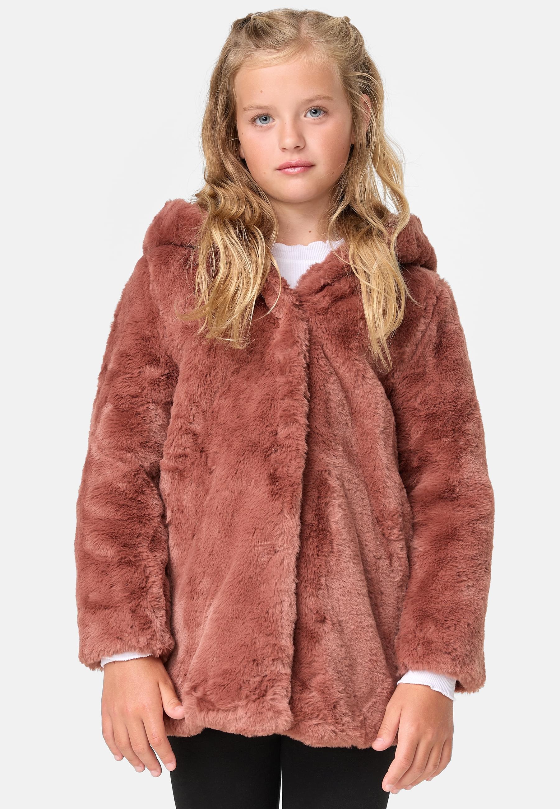 URBAN CLASSICS Winterjacke »Damen Girls Hooded Teddy Coat«, (1 St.), mit  Kapuze ▷ für | BAUR