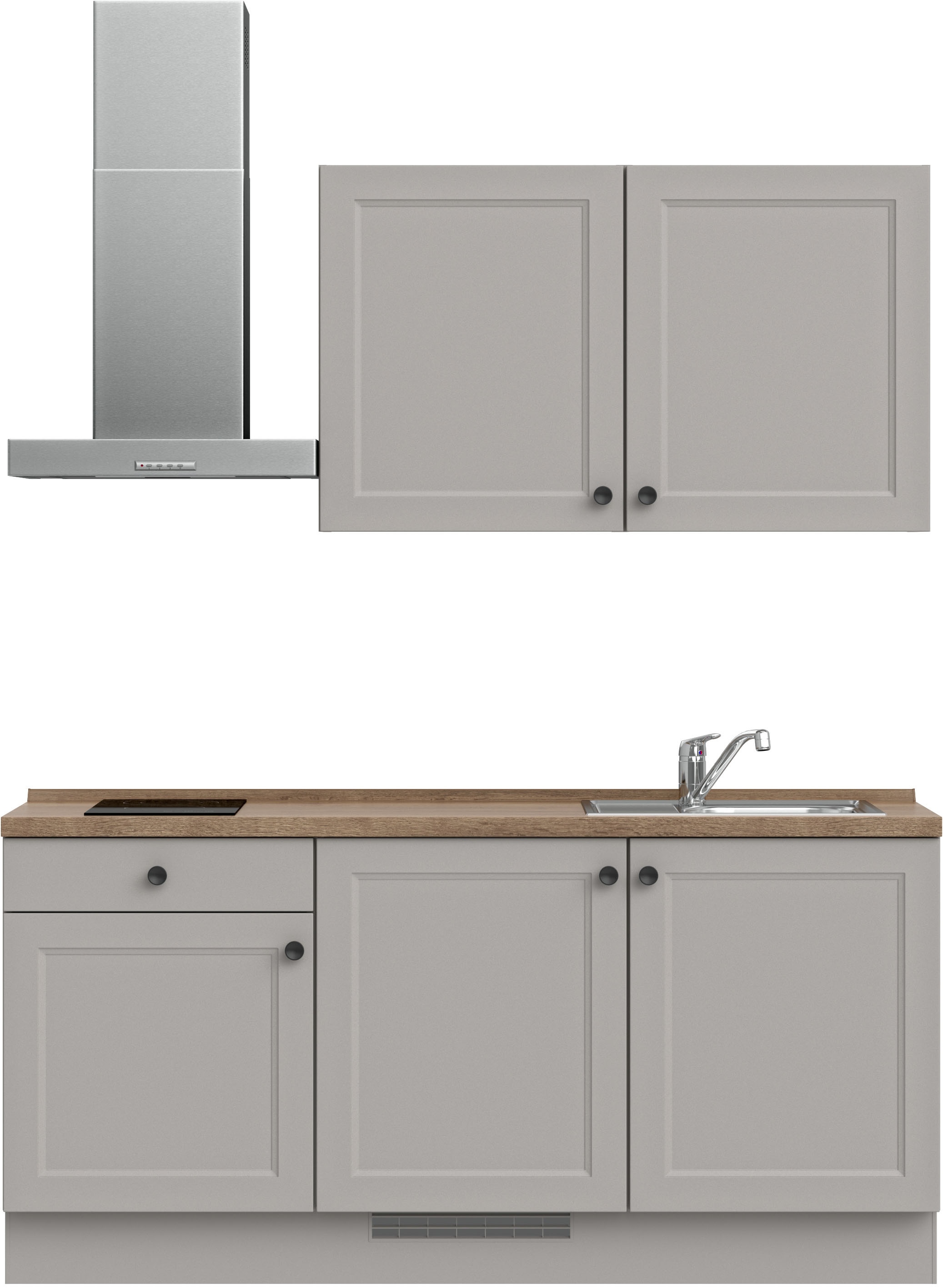 nobilia® Küchenzeile »"Cascada I"«, vormontiert, Ausrichtung wählbar, Breite 180 cm, wahlw. mit E-Geräten