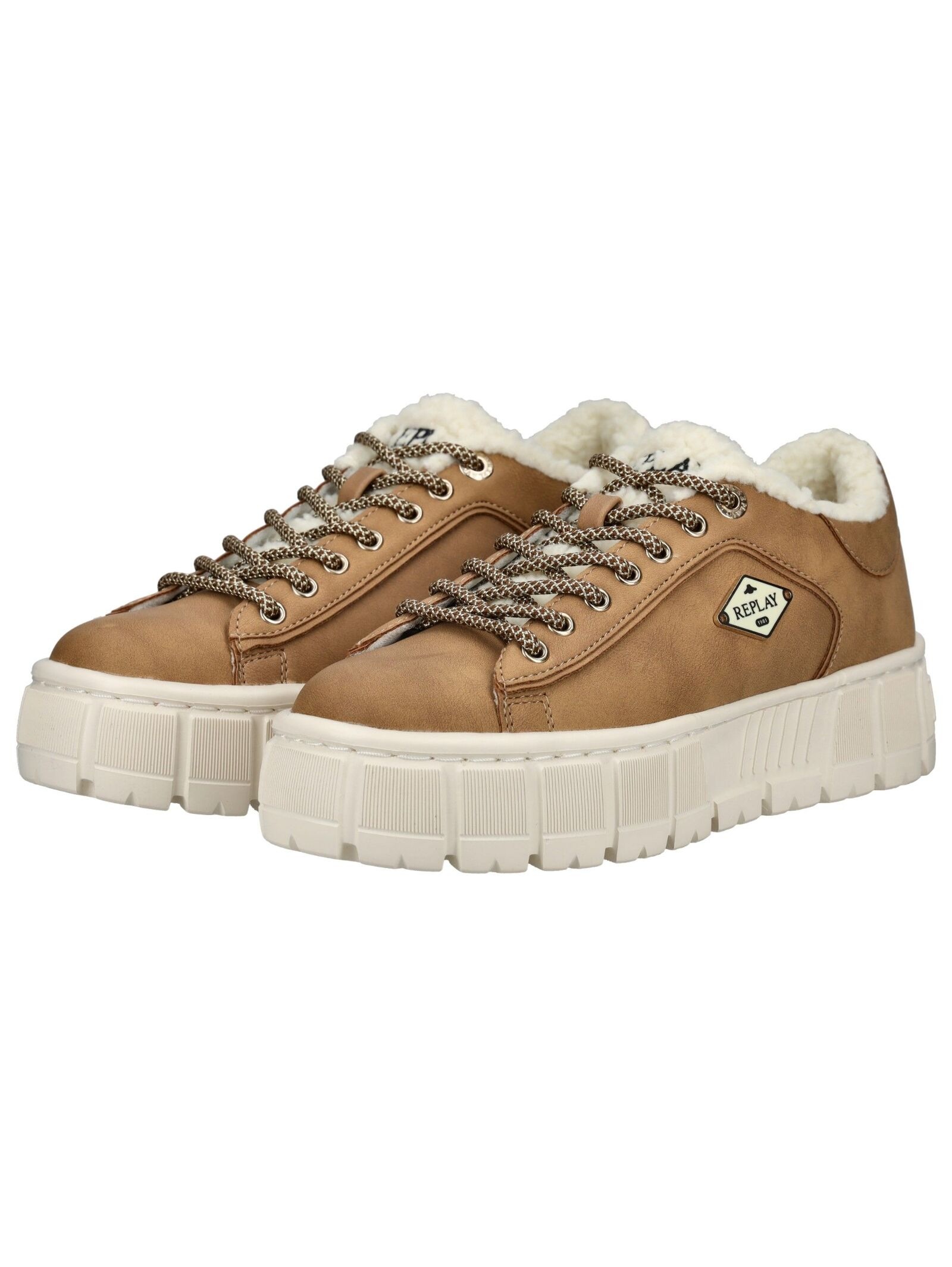 Replay Plateausneaker »Replay Sneaker Lederimitat«